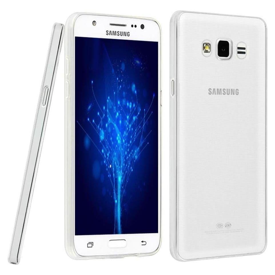 Funda Ultra-Fina TPU iCoverCase para Samsung Galaxy J7 (2016) Transparente