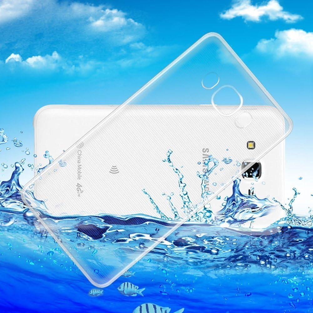 Funda Ultra-Fina TPU iCoverCase para Samsung Galaxy J7 (2016) Transparente