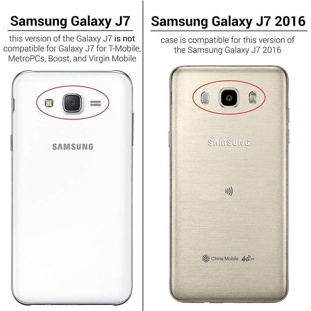 Funda Ultra-Fina TPU iCoverCase para Samsung Galaxy J7 (2016) Transparente