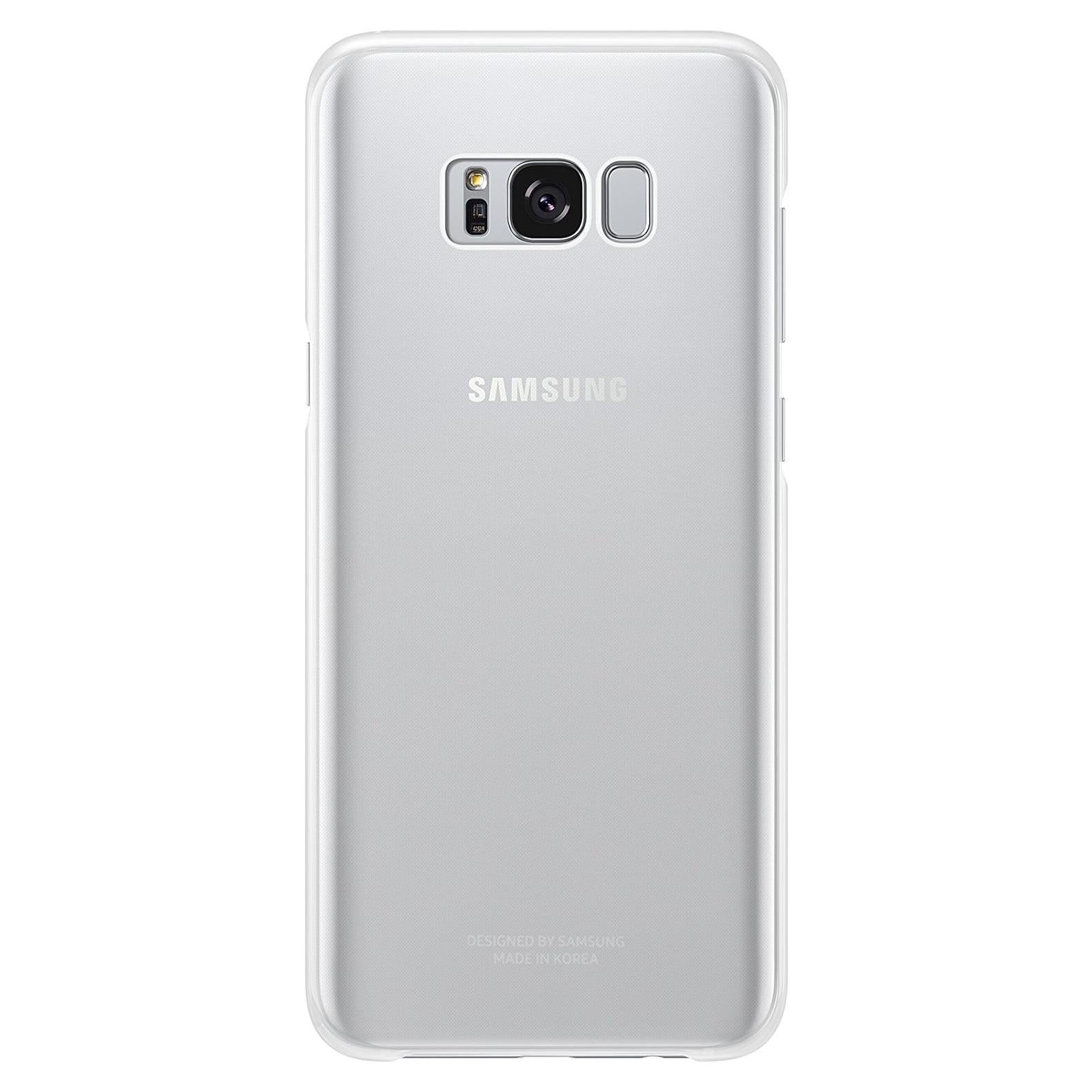 Funda Protectora Transparente Samsung Galaxy S8+ Plata