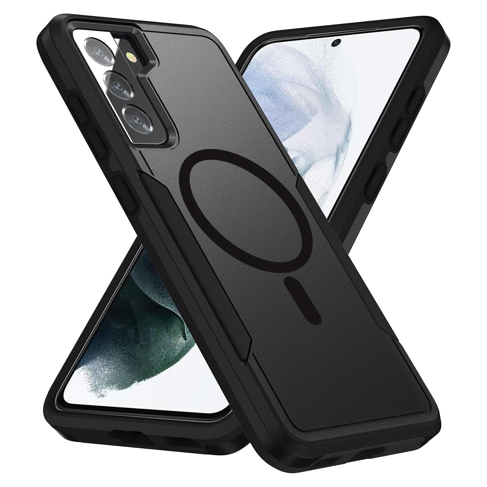 Funda Magnética para Samsung Galaxy S21 Plus Negra - A Prueba de Golpes