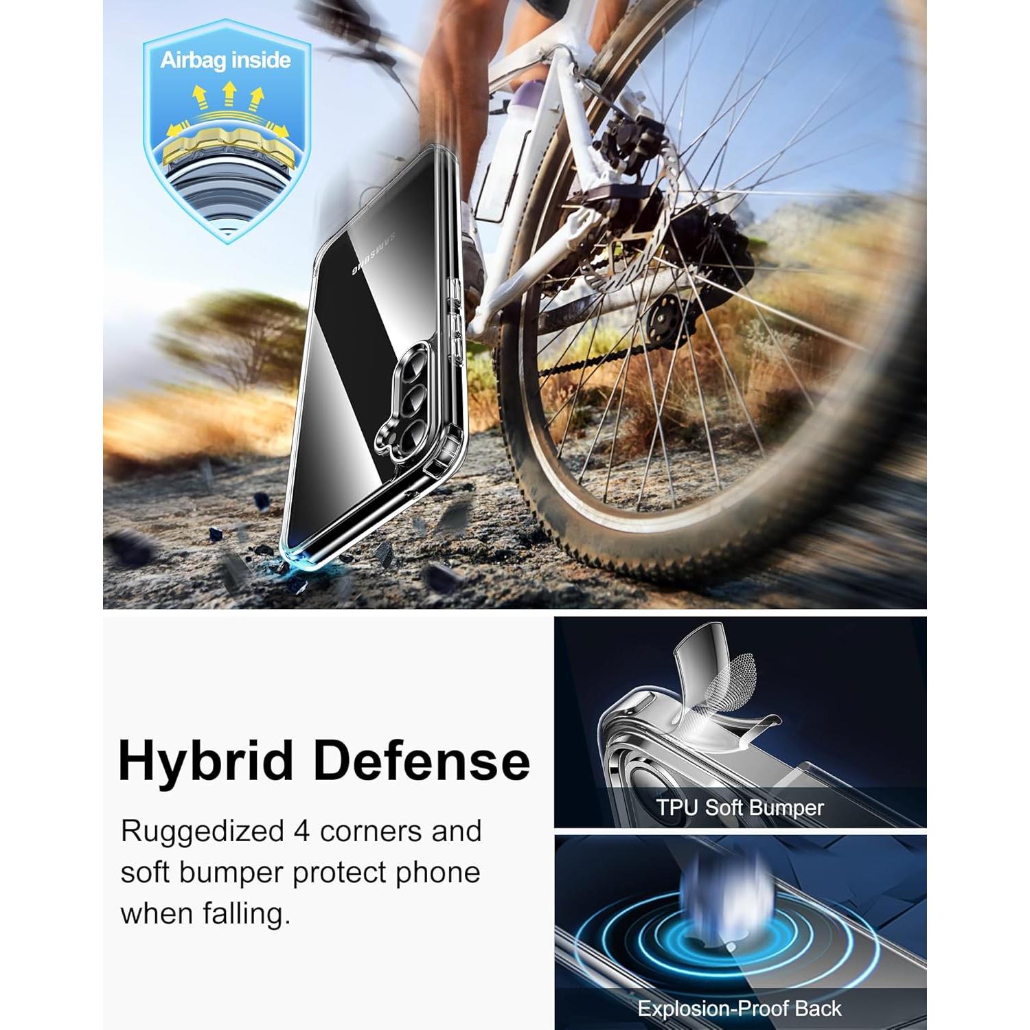 Funda Transparente HOOMIL para Samsung Galaxy A54 5G - Anti-Rasguños