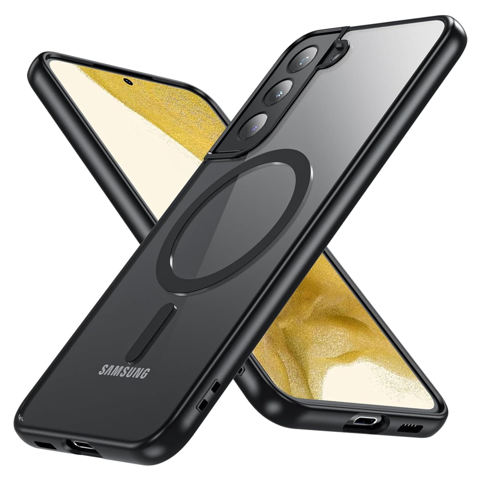 Funda OWKEY para Samsung Galaxy S22 Plus 5G Magnética Antihuellas