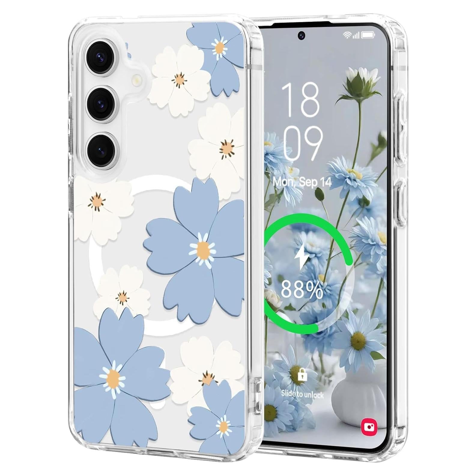 Funda Silicona Transparente KONGHUI para Samsung Galaxy S25/S24 Plus