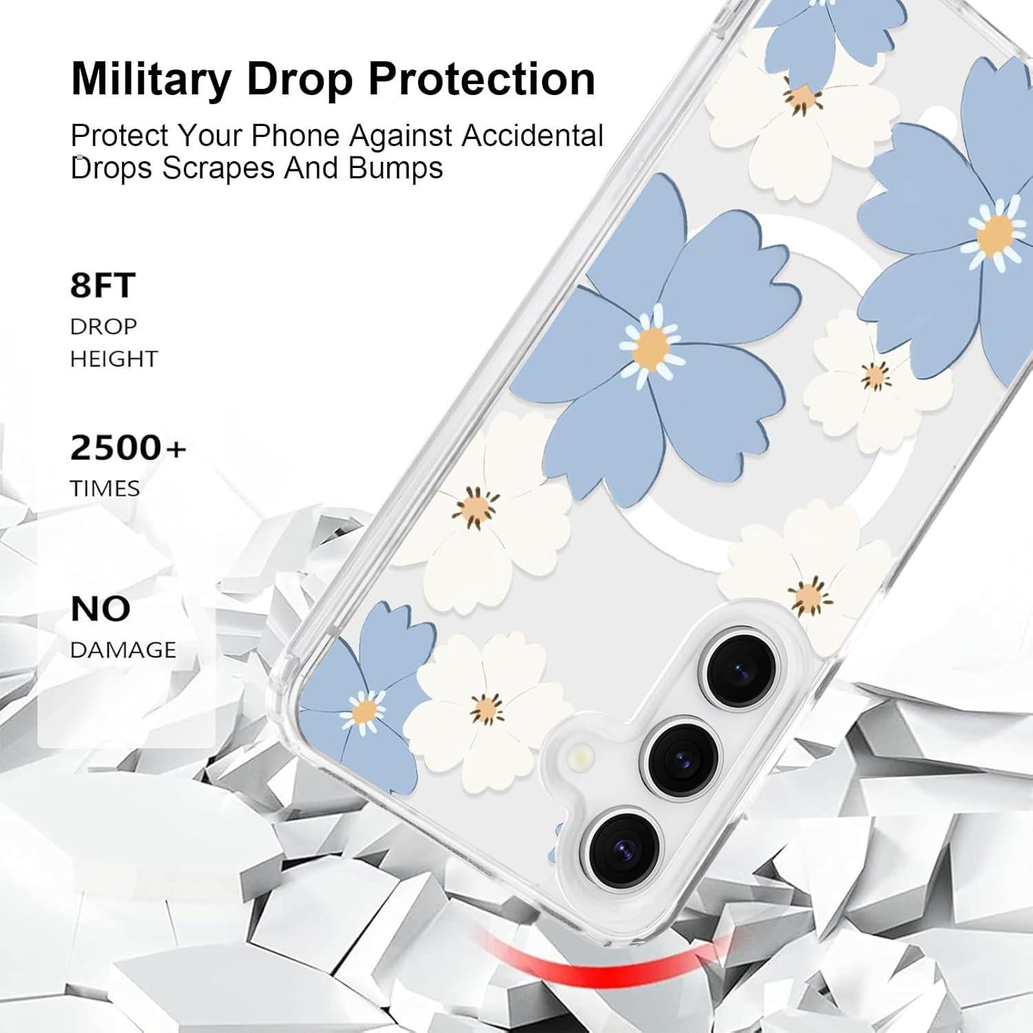 Funda Silicona Transparente KONGHUI para Samsung Galaxy S25/S24 Plus