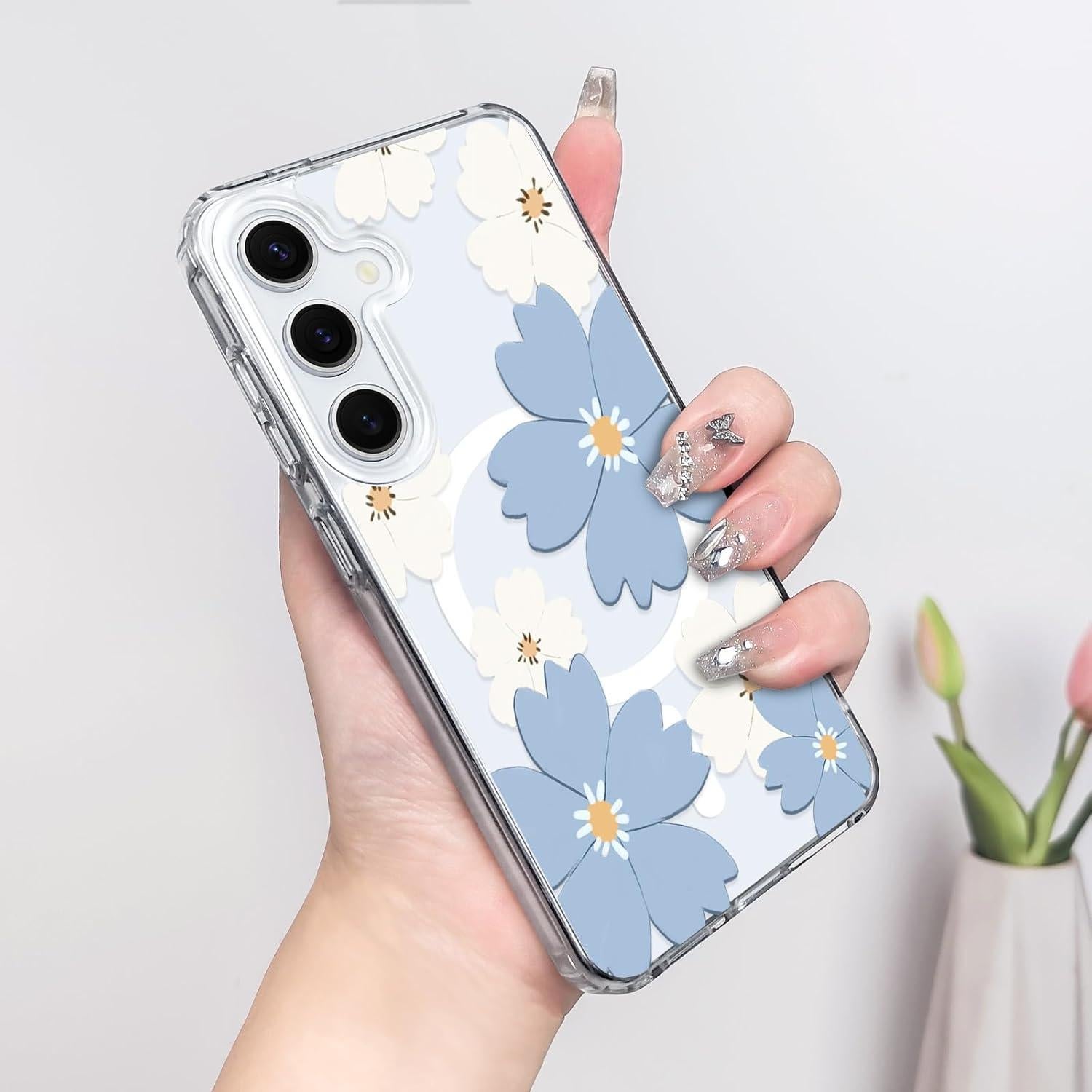 Funda Silicona Transparente KONGHUI para Samsung Galaxy S25/S24 Plus