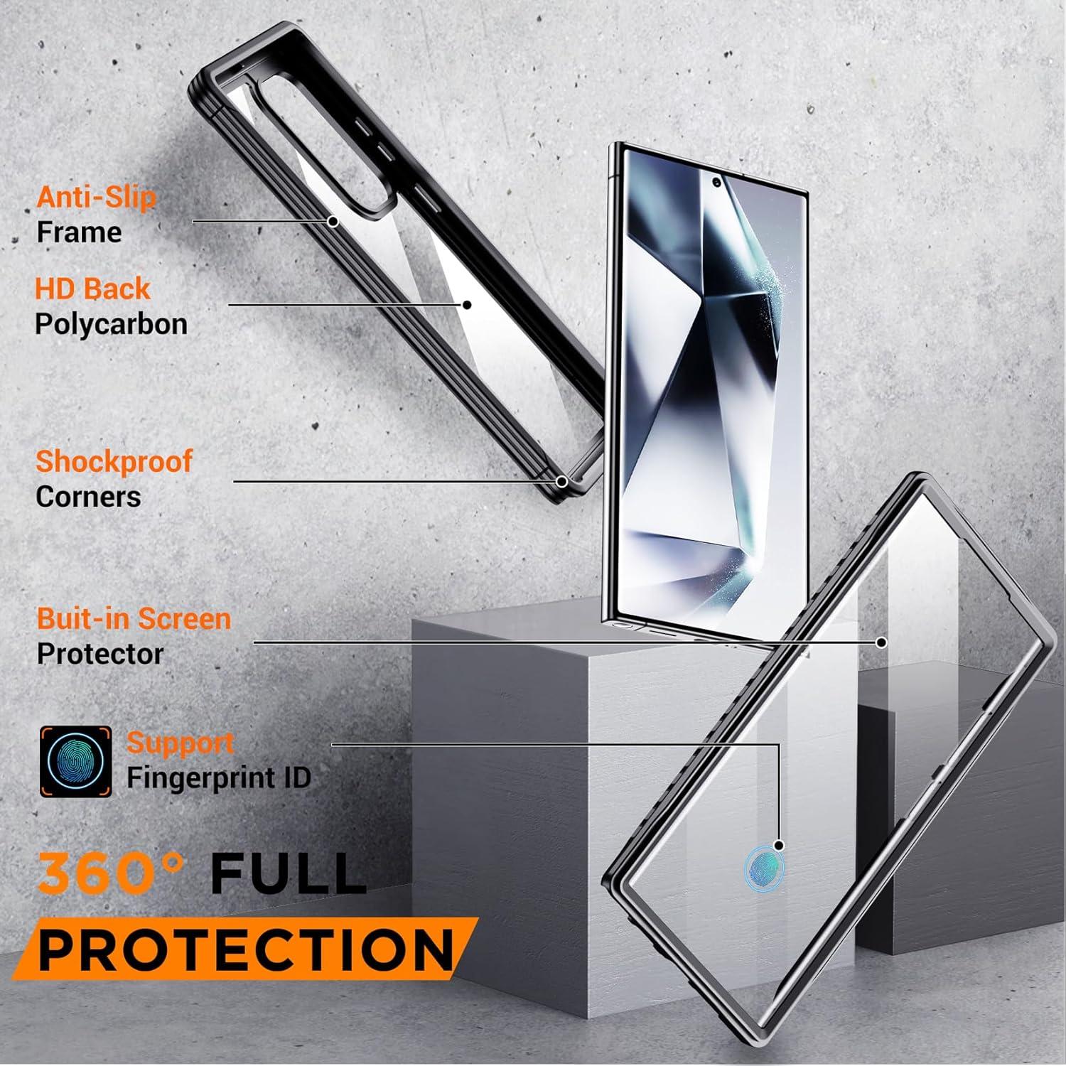 Funda Temdan para Samsung Galaxy S24 Ultra - Protección Total 360°