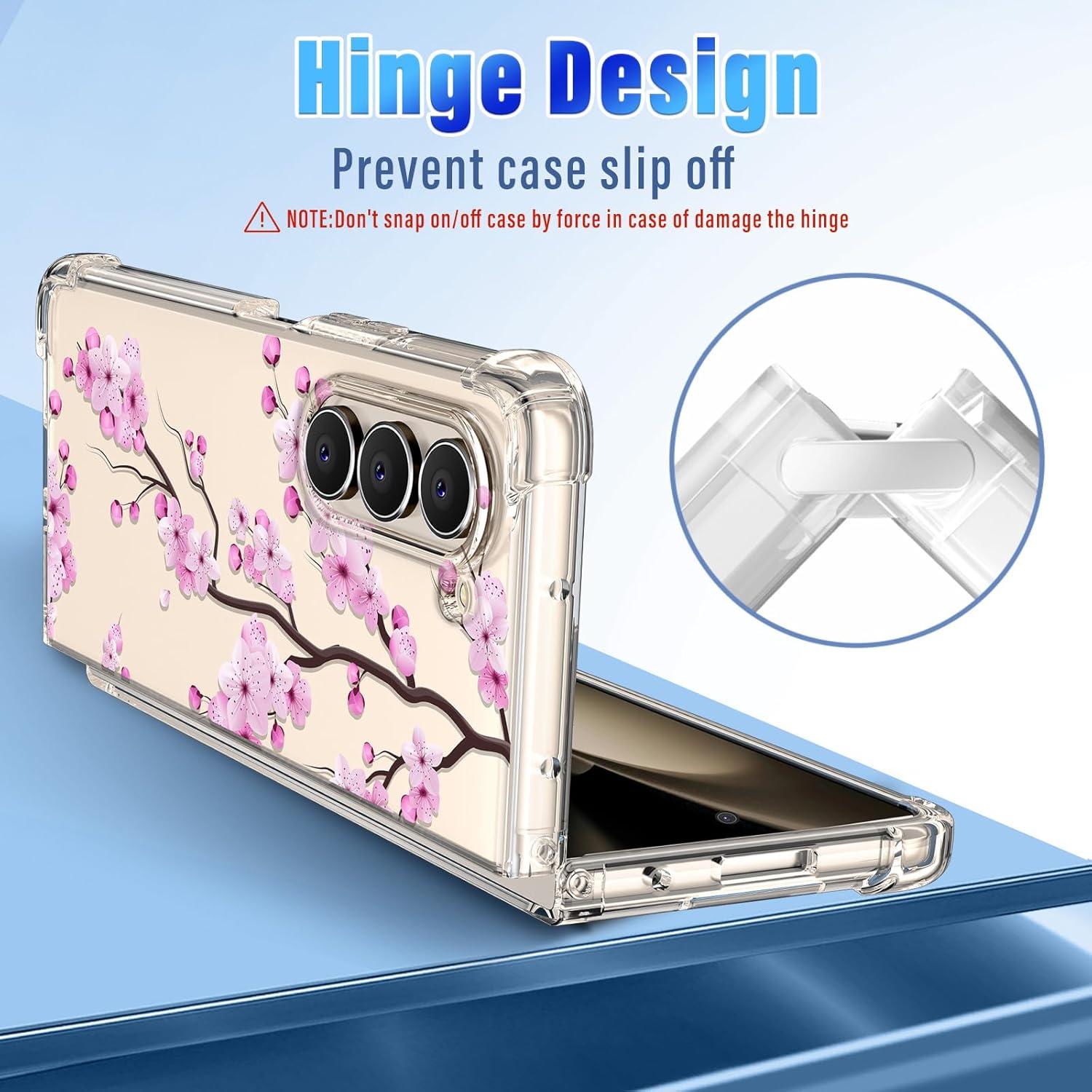 Funda Bumper TPU Samsung Galaxy Z Fold 5 Flor Bonita 7.6"