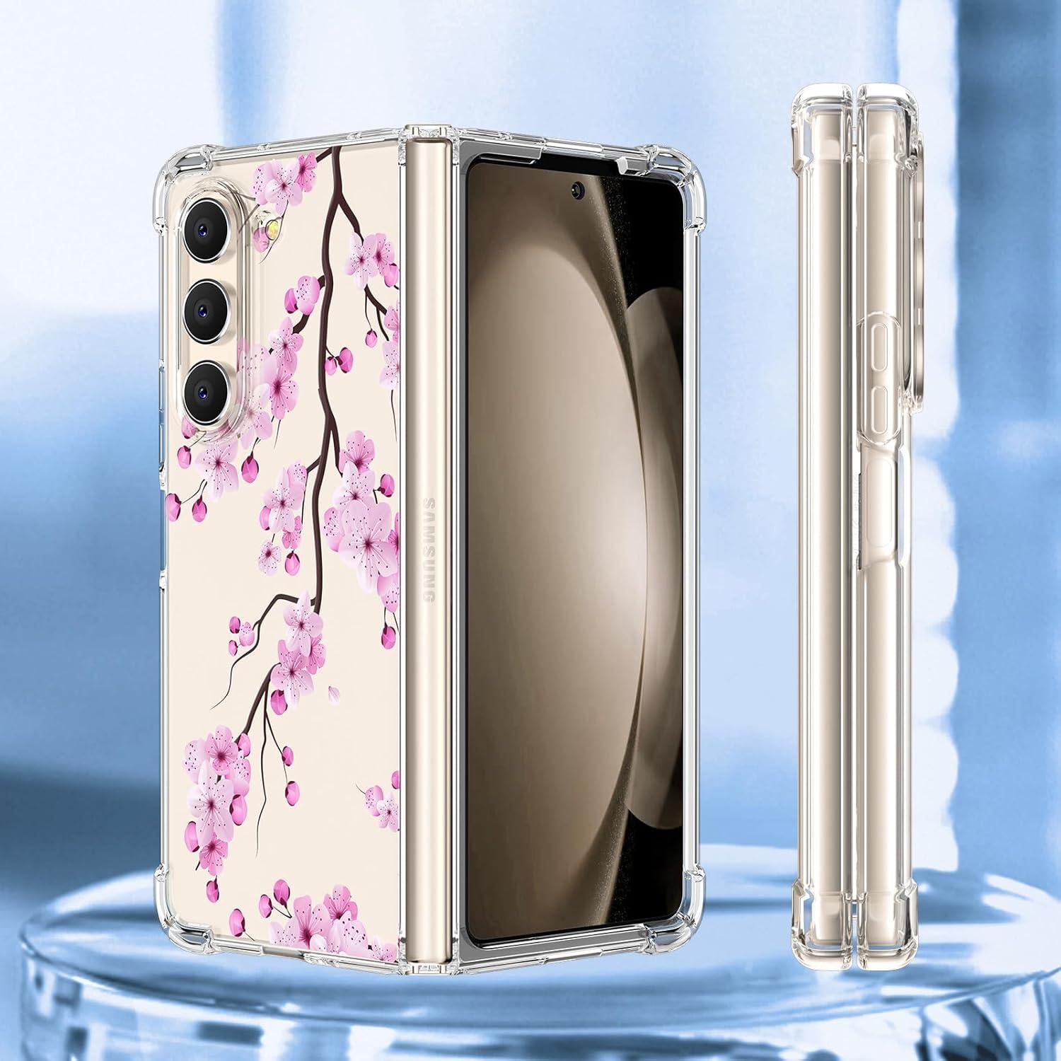 Funda Bumper TPU Samsung Galaxy Z Fold 5 Flor Bonita 7.6"
