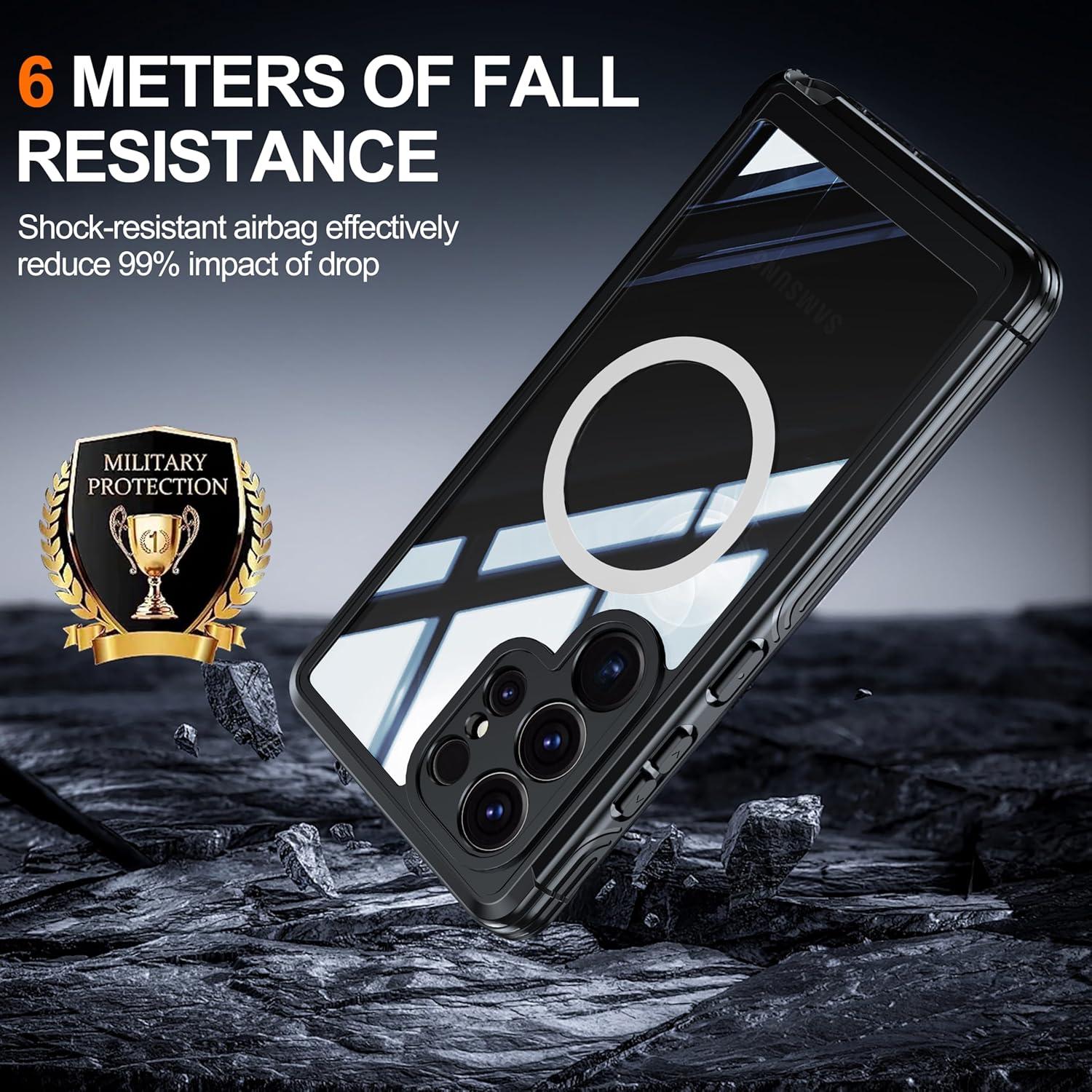 Funda Magnética de Privacidad HOYZNBI para Samsung Galaxy S24 Ultra