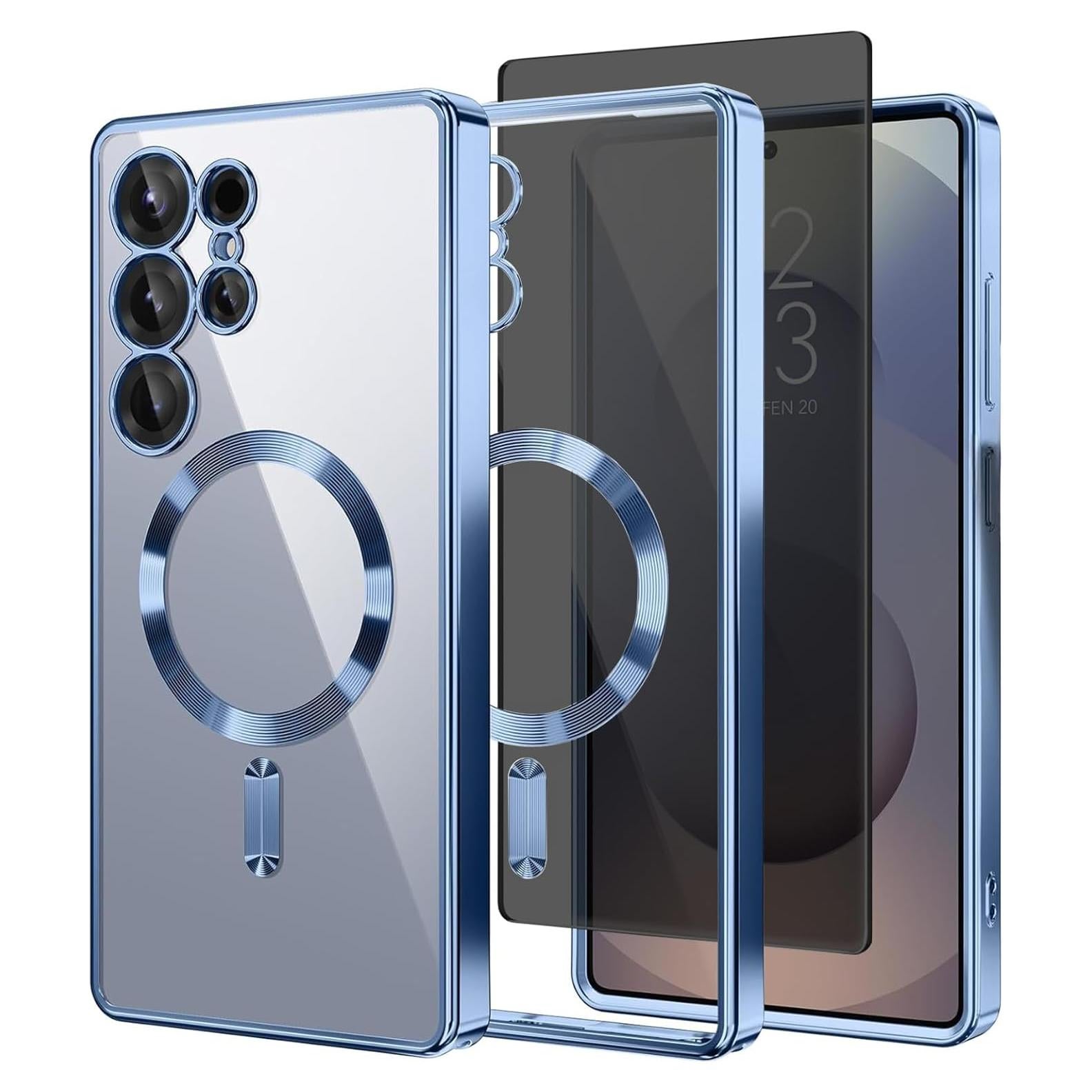 Funda para Samsung Galaxy S25 con Protector de Pantalla Privado