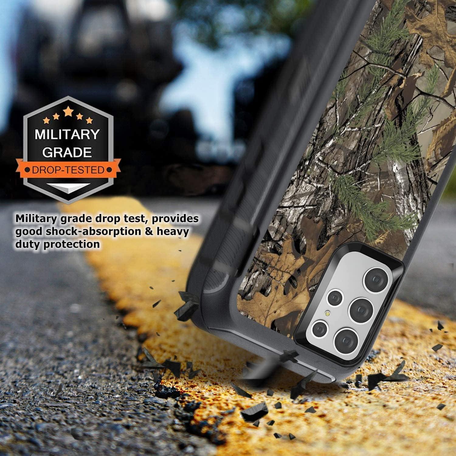 Funda OTTARTAKS para Samsung Galaxy S22 Ultra 5G Camuflaje