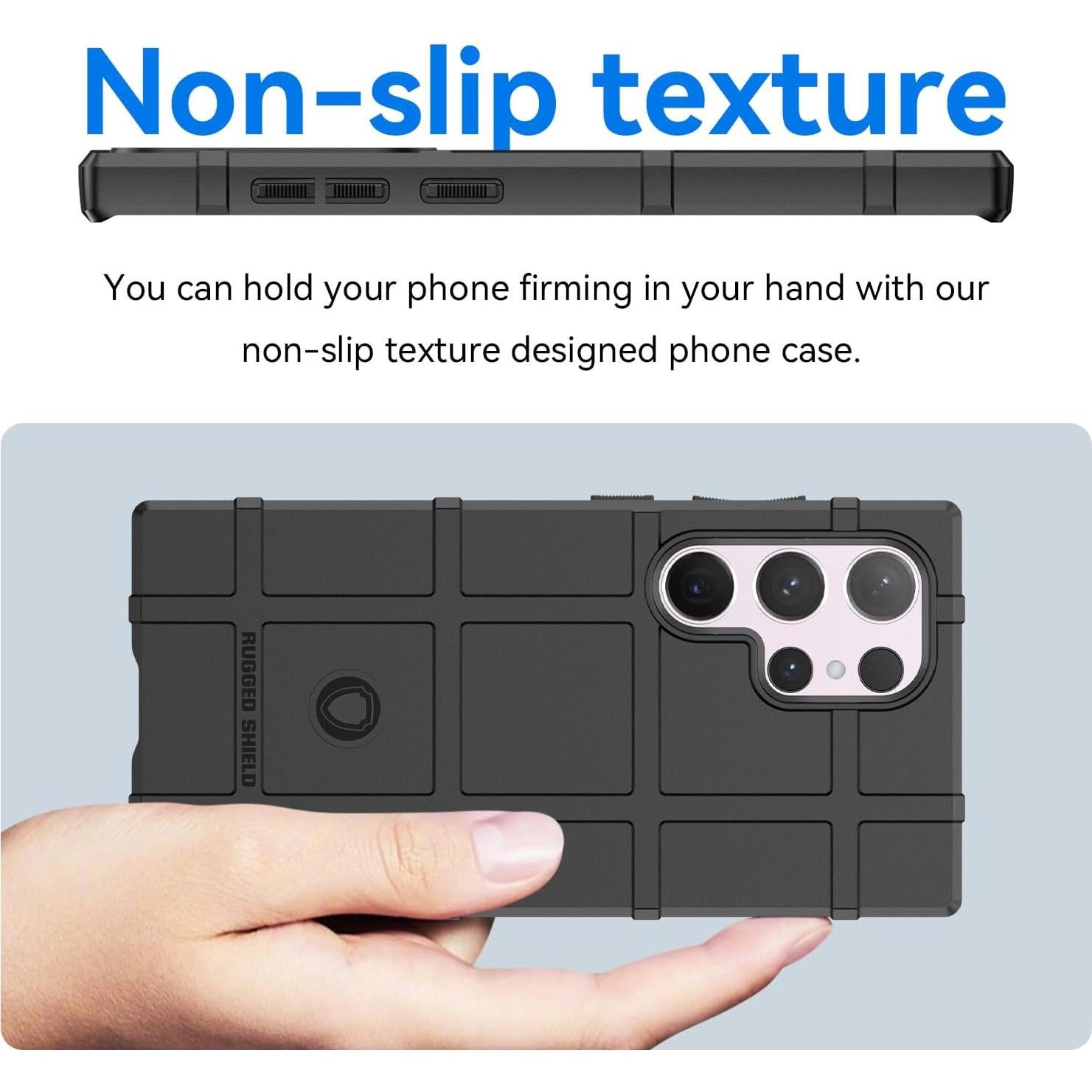 Funda Resistente para Samsung Galaxy S24 Ultra - Negro