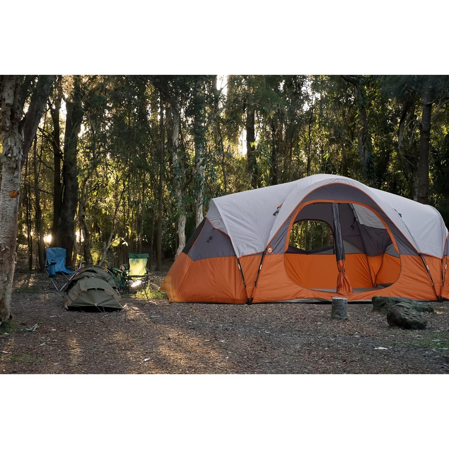 Tienda de Camping UNP para 10 Personas, Impermeable, 2 Habitaciones