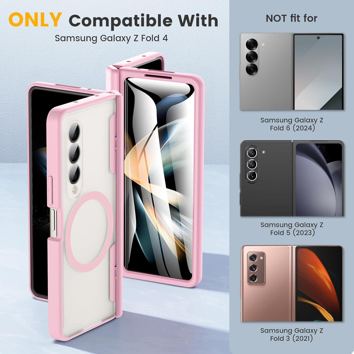 Funda Caka Rosa para Samsung Galaxy Z Fold 4 con Protector