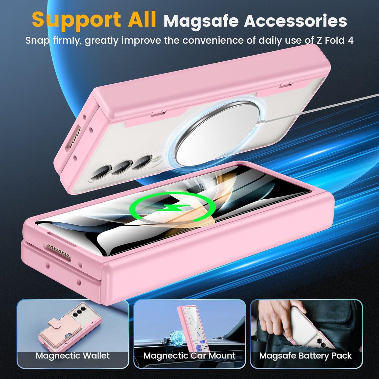 Funda Caka Rosa para Samsung Galaxy Z Fold 4 con Protector