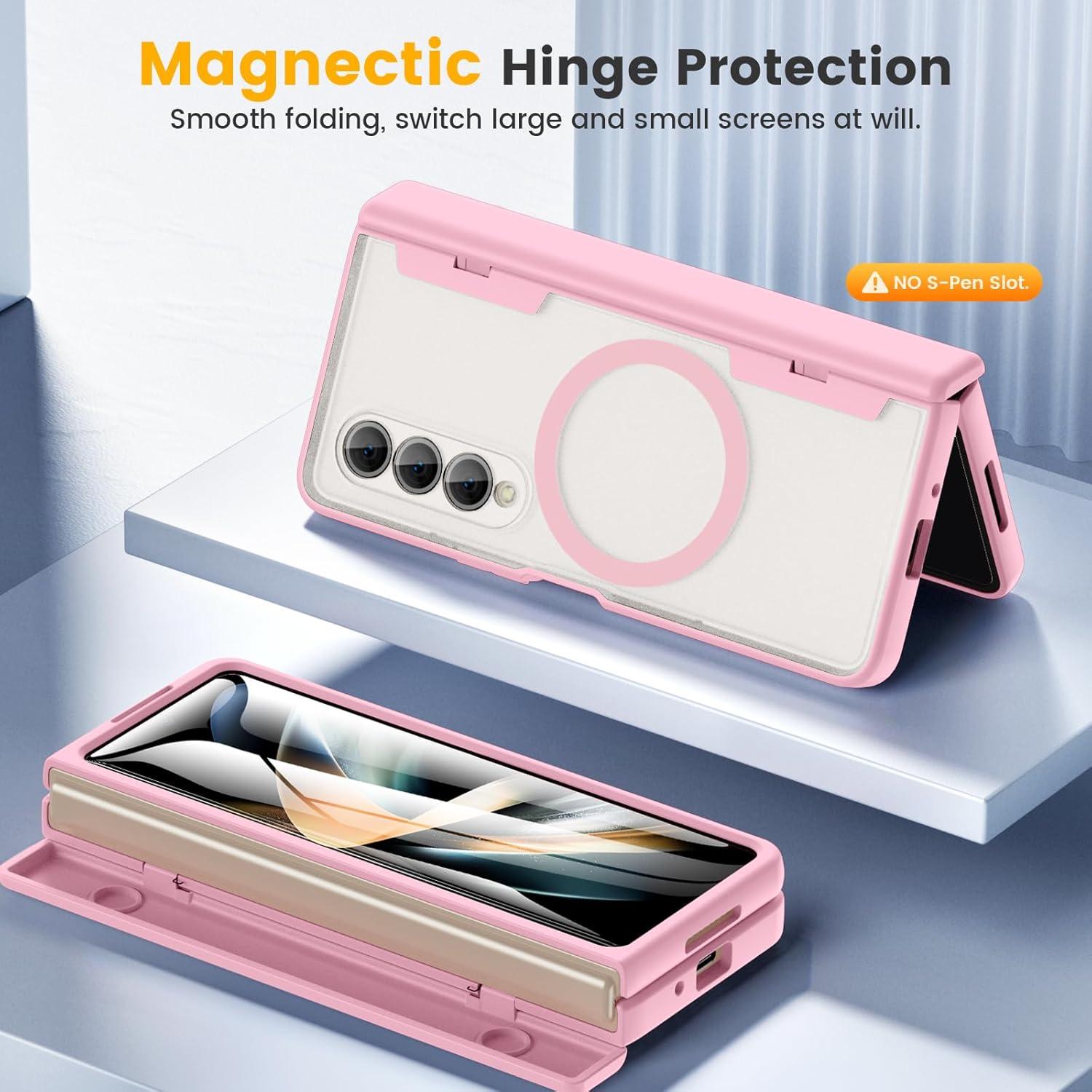 Funda Caka Rosa para Samsung Galaxy Z Fold 4 con Protector