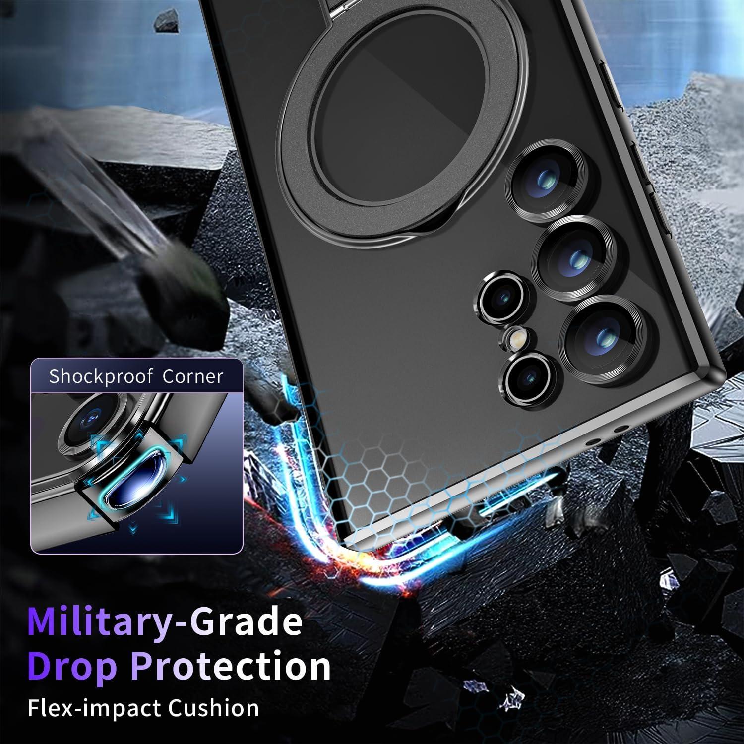 Funda Protectora con Soporte Magnético para Samsung S24 Ultra