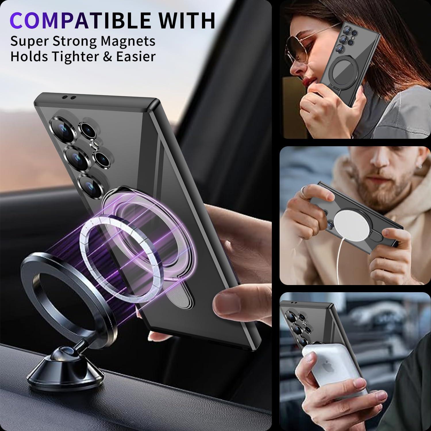 Funda Protectora con Soporte Magnético para Samsung S24 Ultra