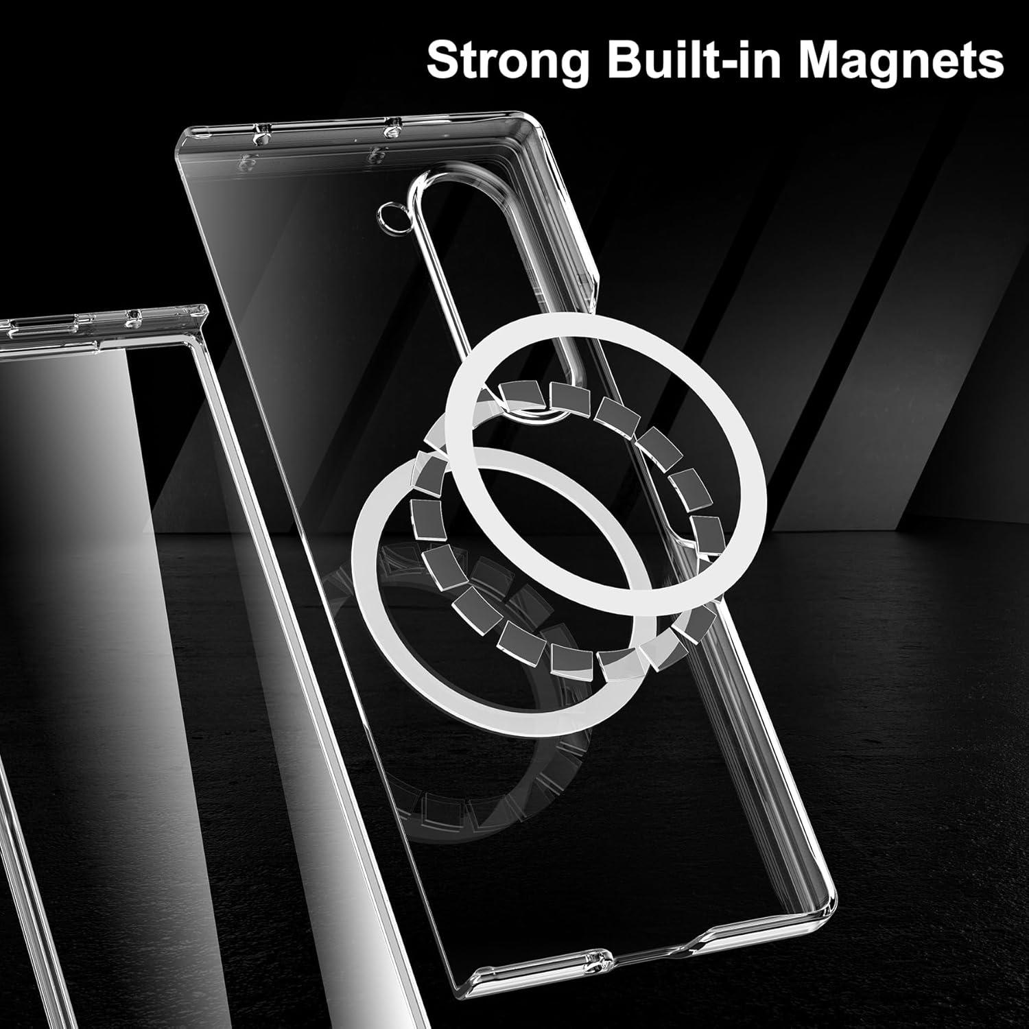 Funda Dura Transparente Cresee para Samsung Galaxy Z Fold 6