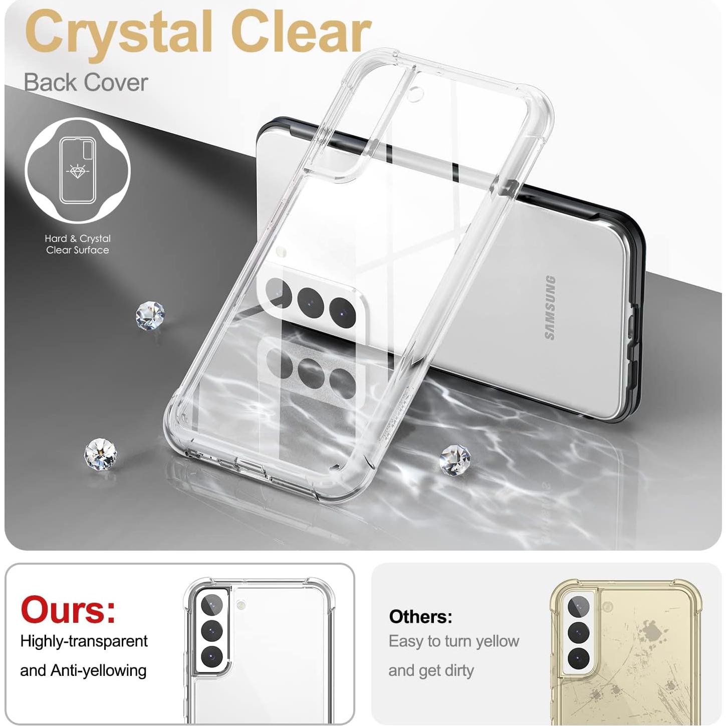 Funda Transparente SURITCH para Samsung Galaxy S22 Plus 6.6"