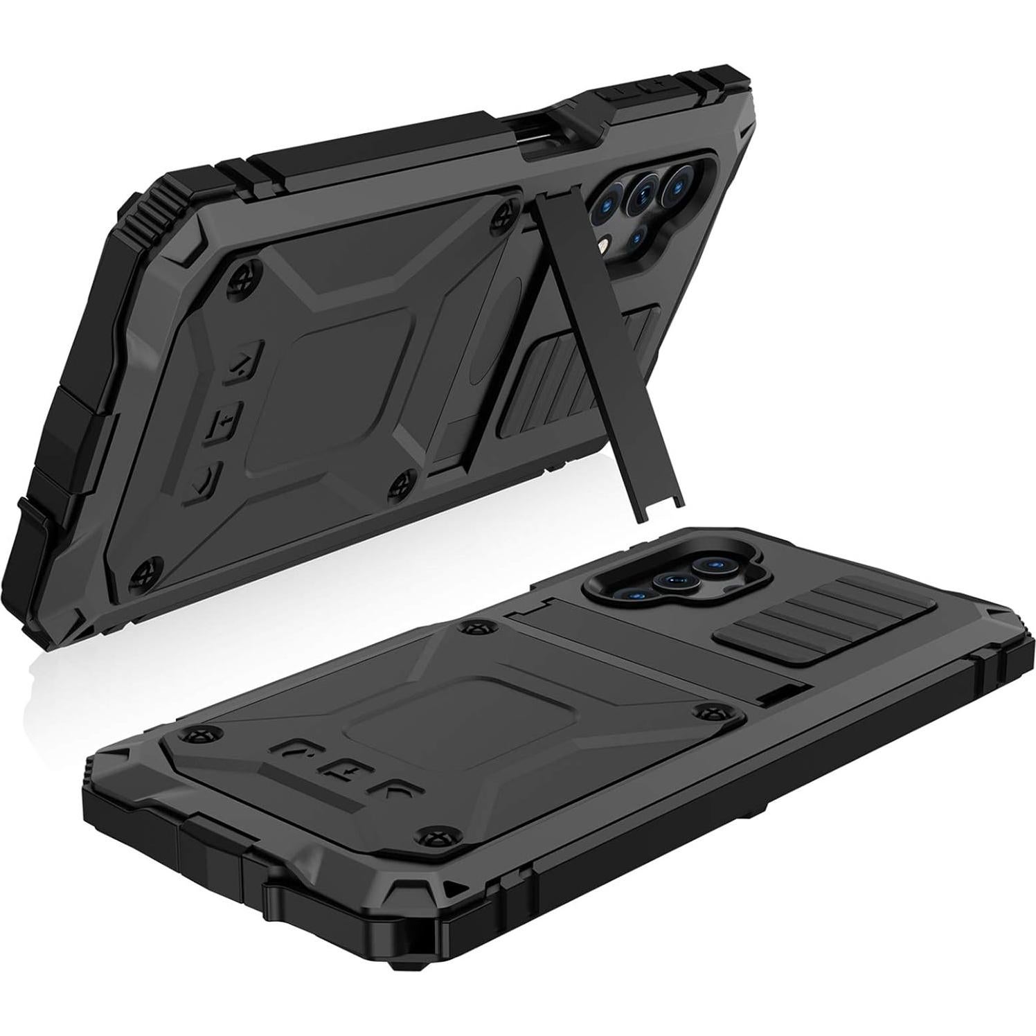 Funda de Metal Resistente MIYI para Samsung Galaxy A32 5G - Negro