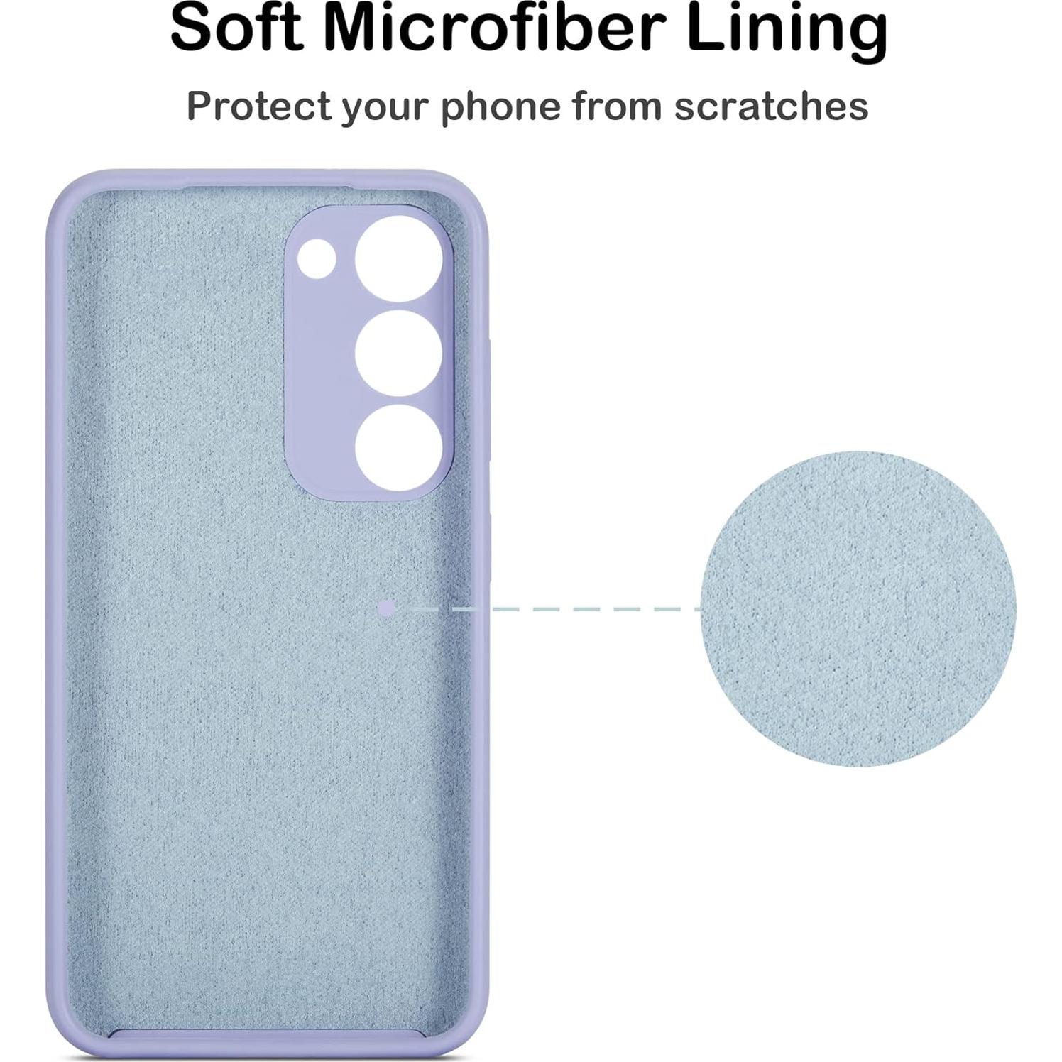 Funda de Silicona Líquida Varikke para Samsung Galaxy S23 6.1" Púrpura