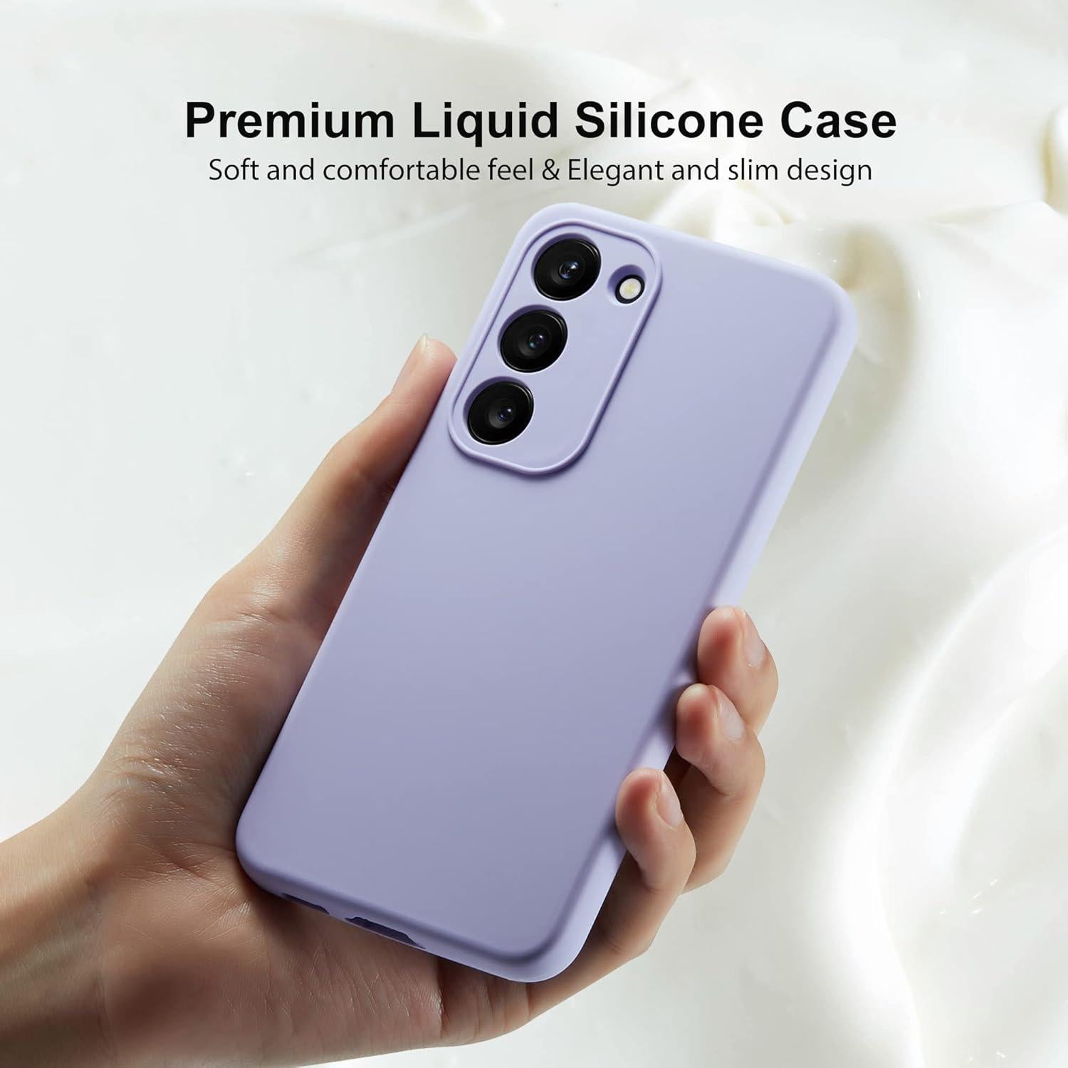Funda de Silicona Líquida Varikke para Samsung Galaxy S23 6.1" Púrpura