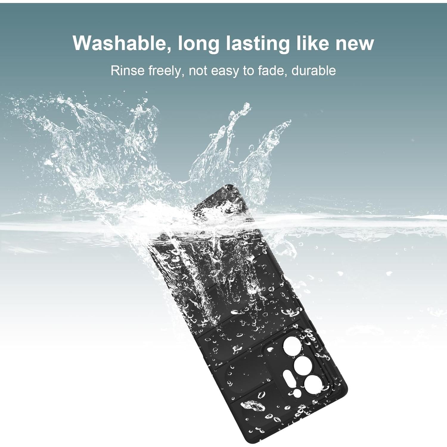 Funda de Silicona BonYonka para Samsung Galaxy Note 20 Ultra Negra