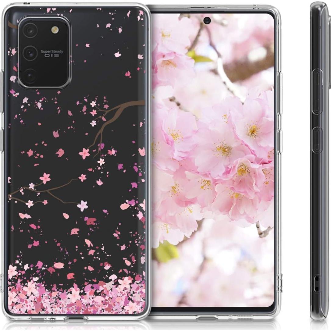 Funda Transparente KW-Mobile para Samsung Galaxy S10 Lite - TPU Flores de Cerezo