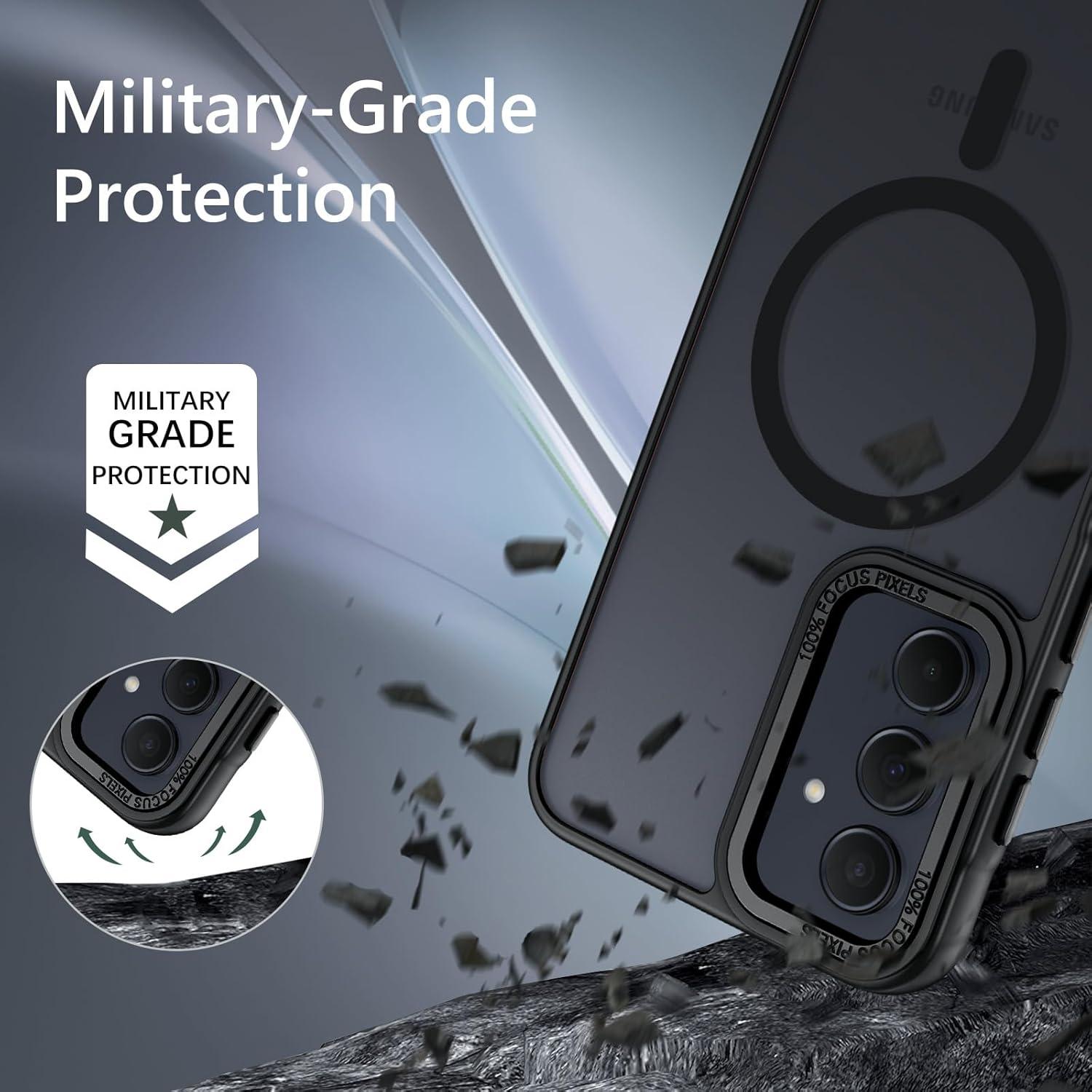 Funda Magnética GUAGUA para Samsung Galaxy A35 5G 6.6'' Negra