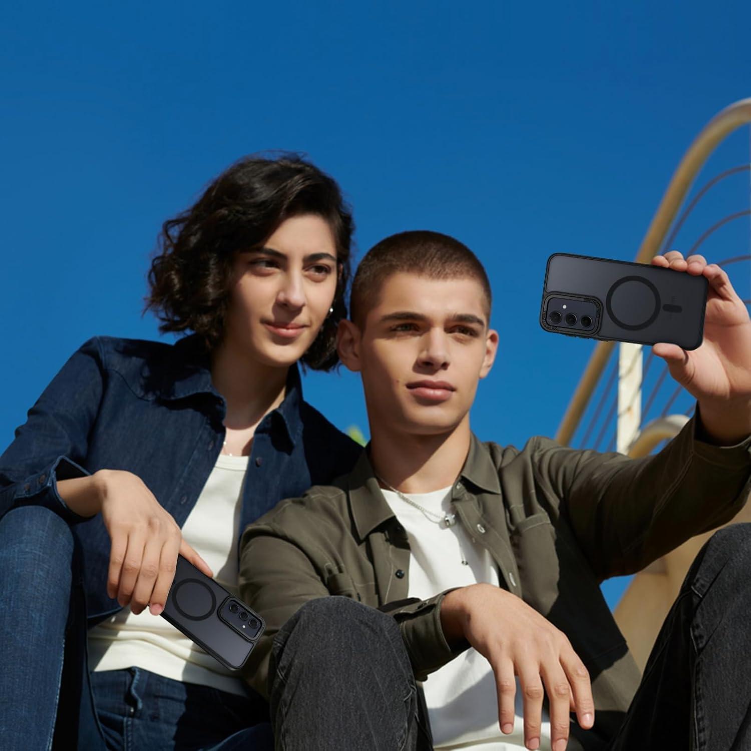 Funda Magnética GUAGUA para Samsung Galaxy A35 5G 6.6'' Negra