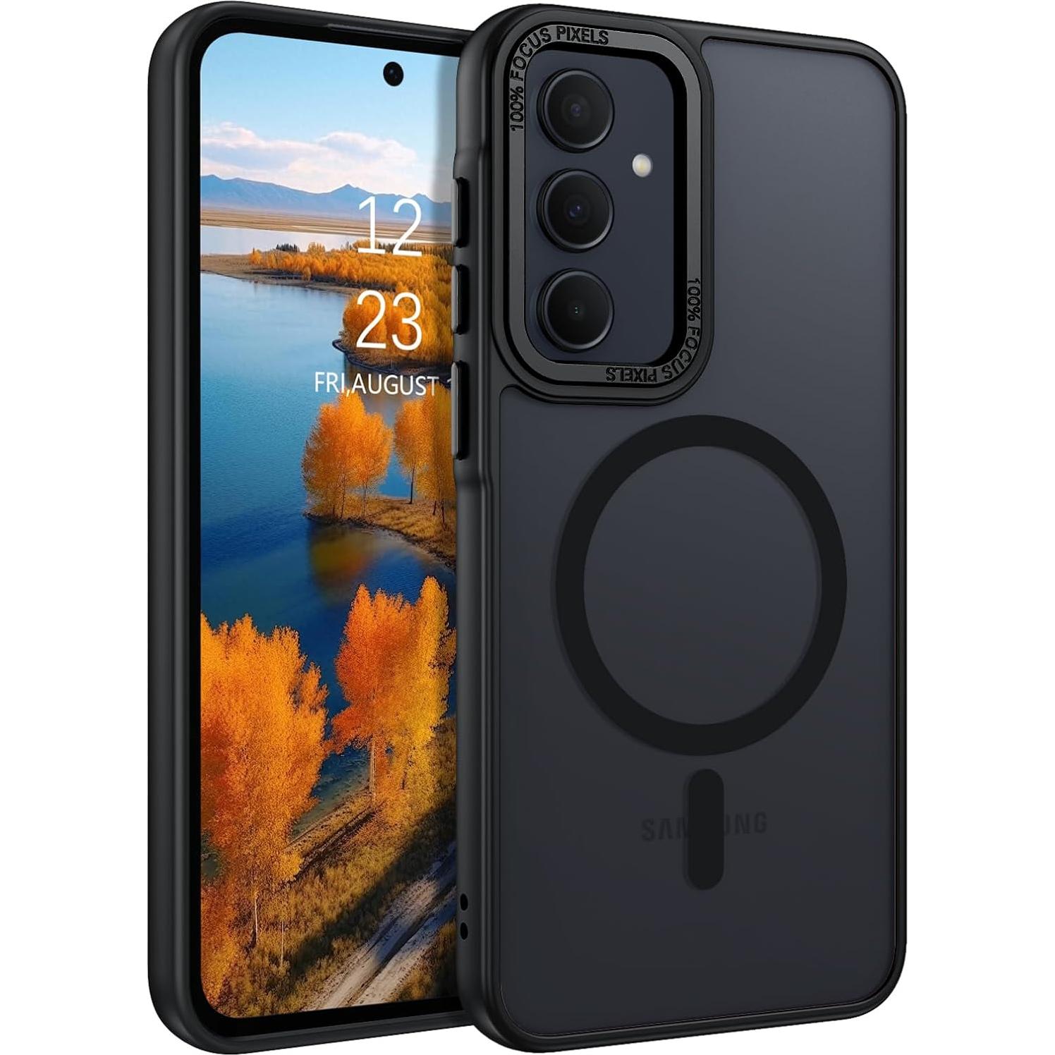 Funda Magnética GUAGUA para Samsung Galaxy A35 5G 6.6'' Negra