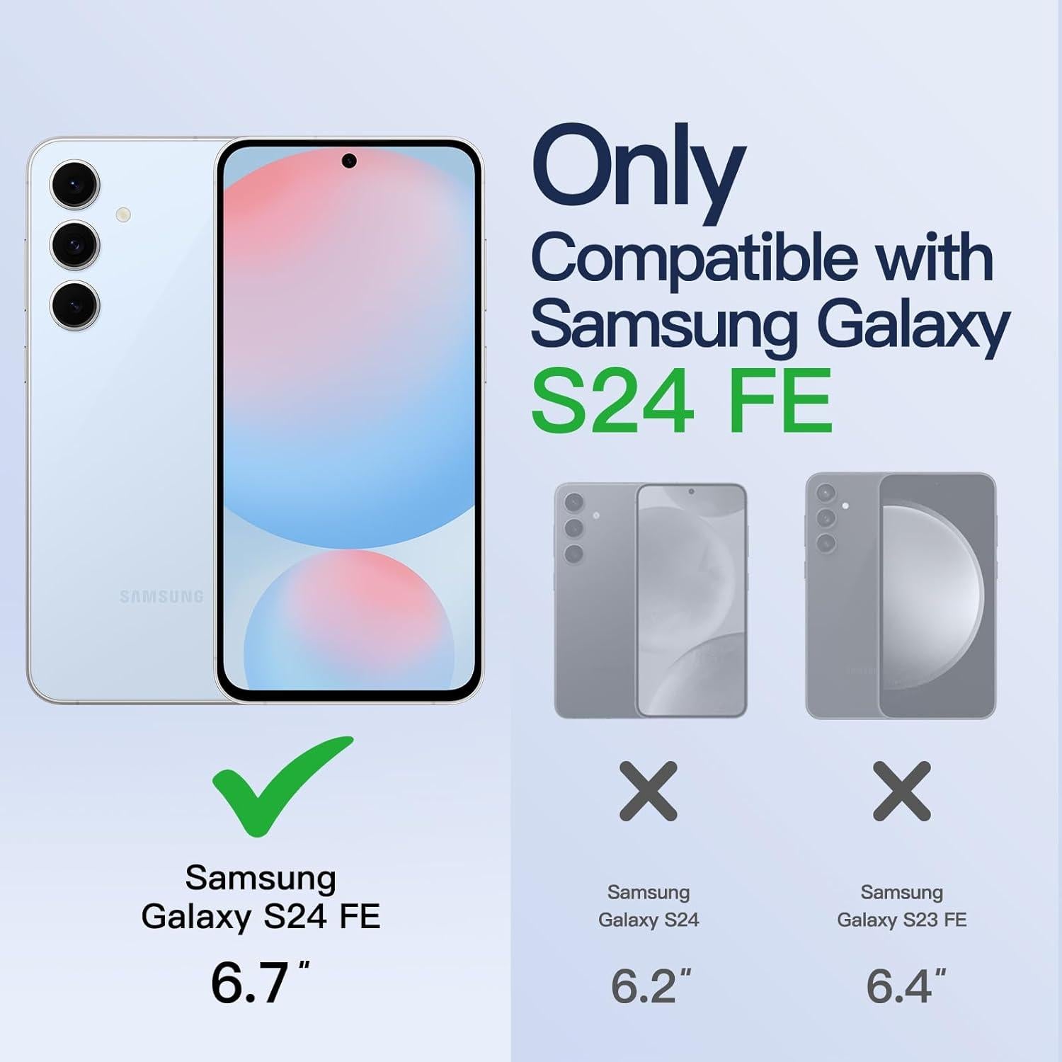 Funda Transparente JETech para Samsung Galaxy S24 FE - TPU Antigolpes