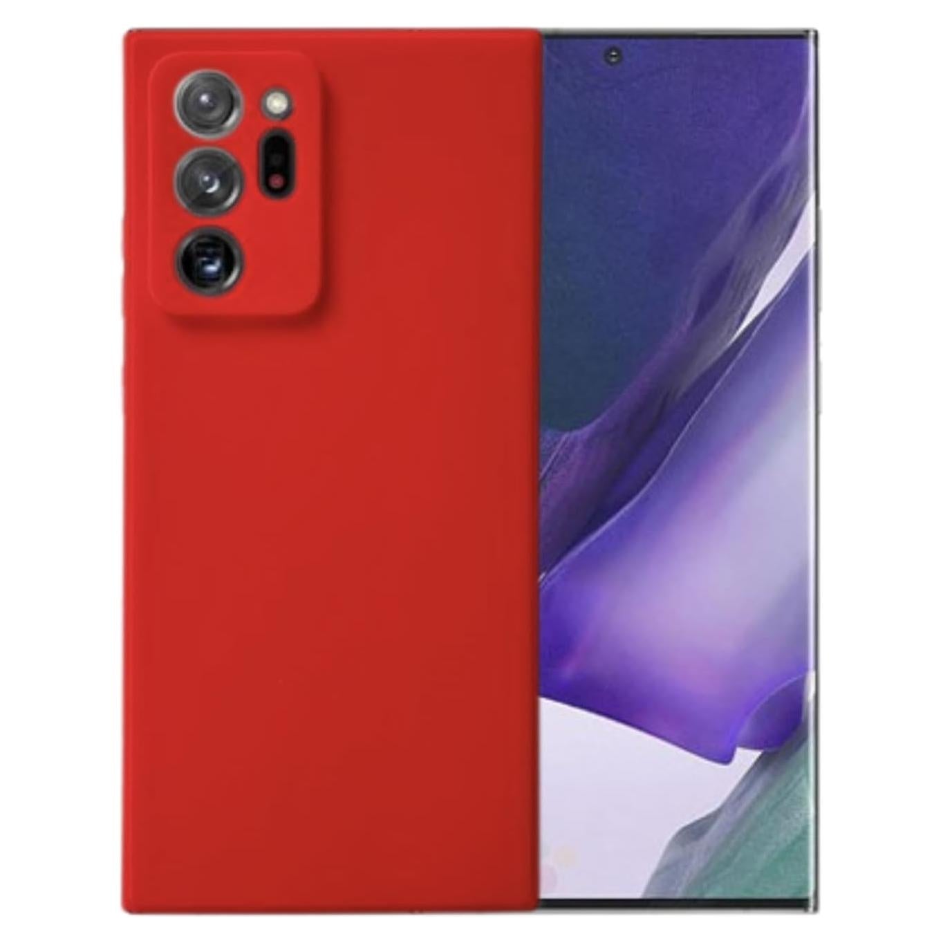 Funda de Gel Silicona Samsung Galaxy Note 20 Ultra Roja