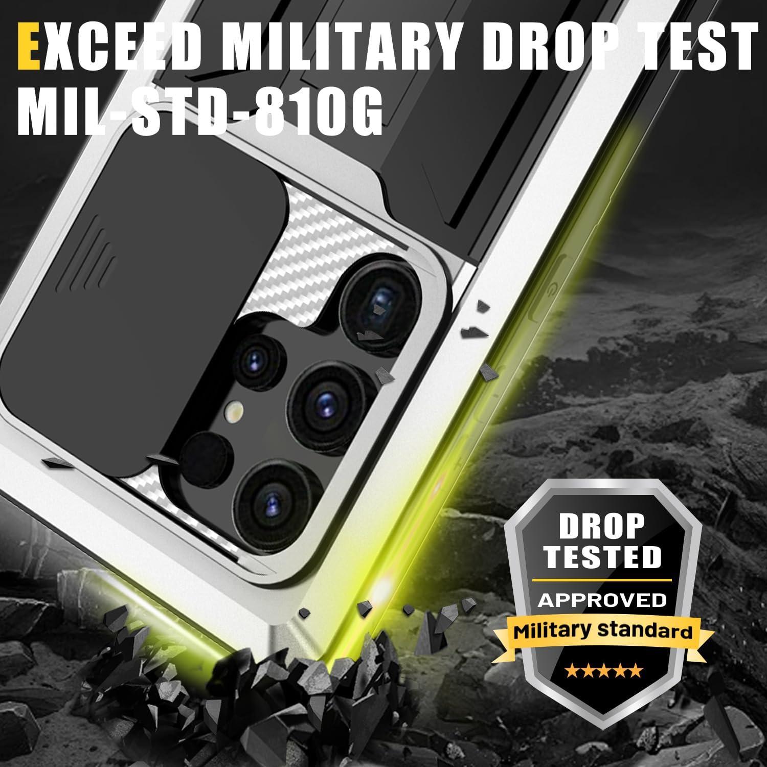 Funda Metálica Resistente para Samsung Galaxy S25 Ultra - Plata