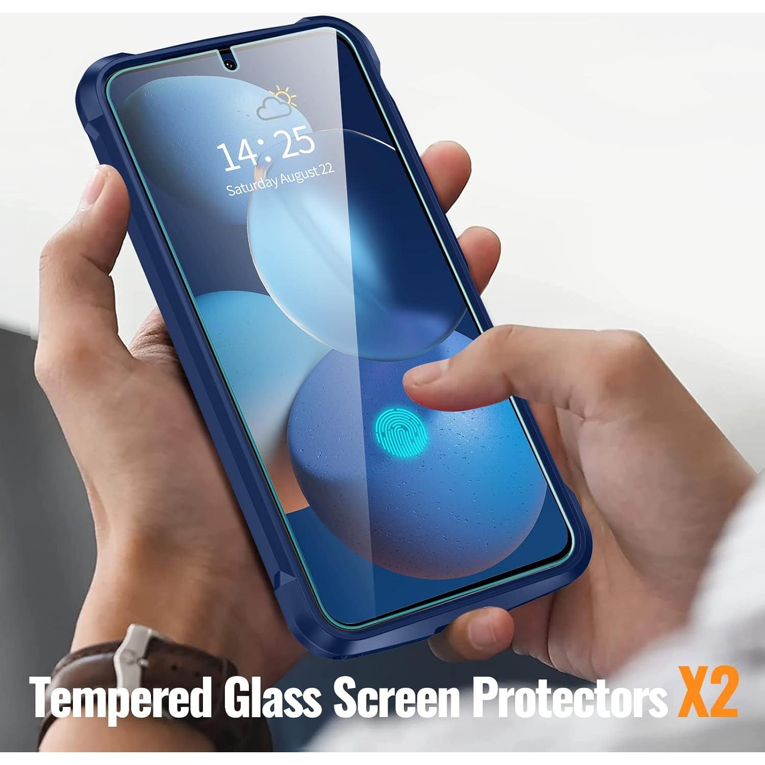 Funda Transparente Oterkin para Samsung Galaxy S23 Plus - Marino