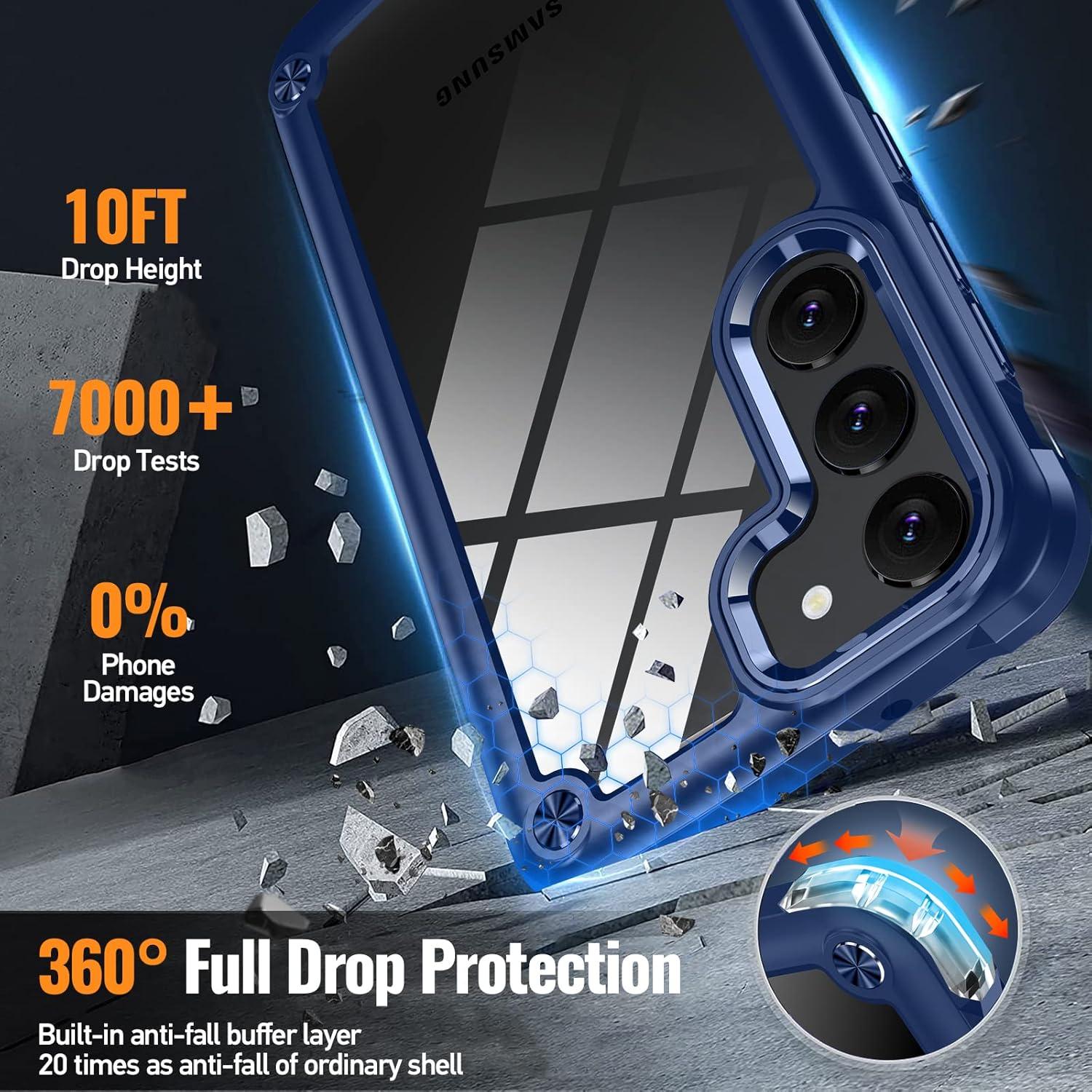 Funda Transparente Oterkin para Samsung Galaxy S23 Plus - Marino