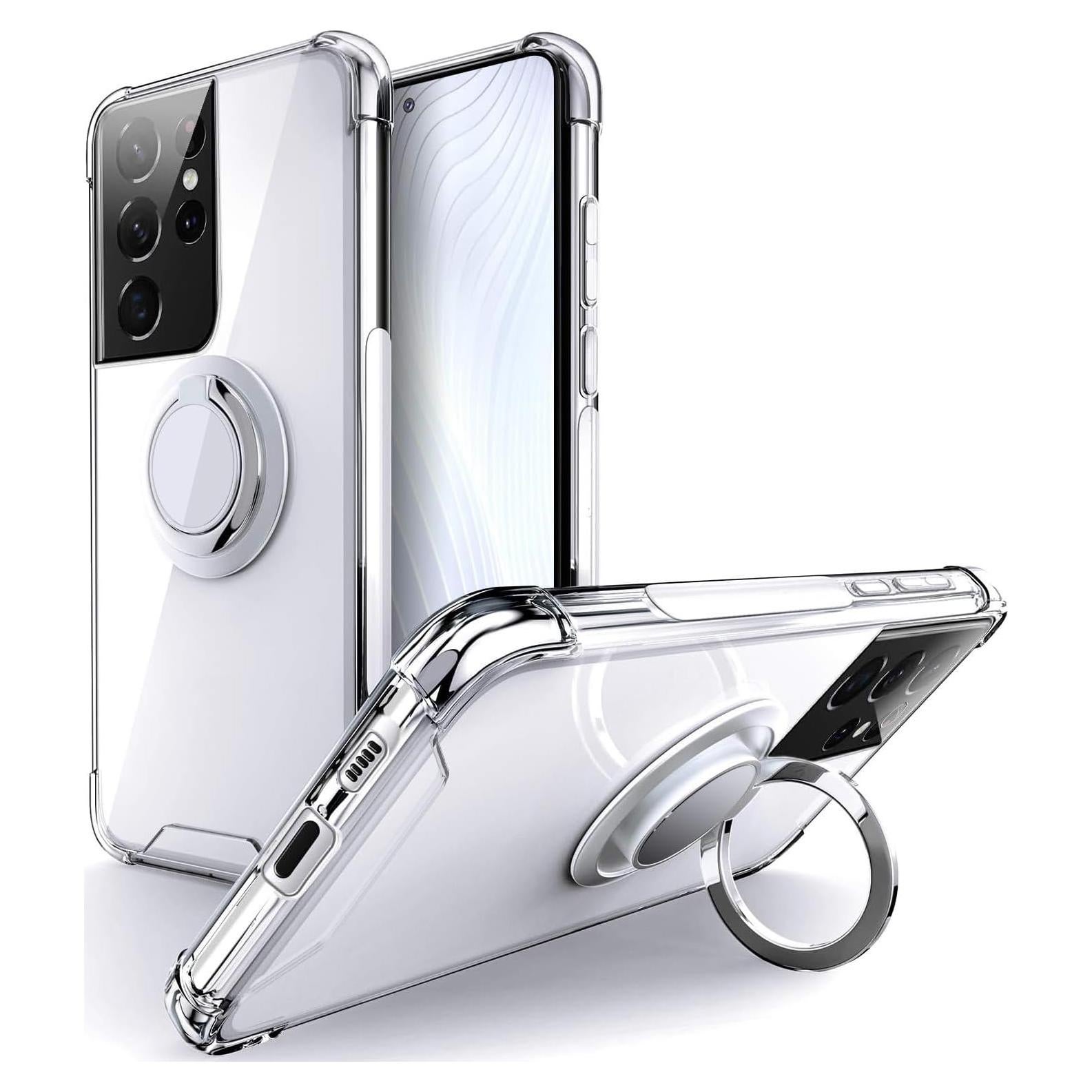 Funda Transparente Silverback para Galaxy S21 Ultra con Soporte