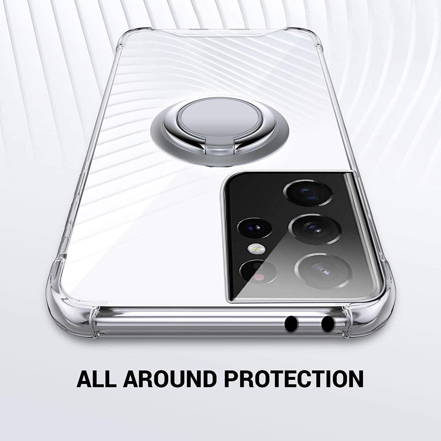 Funda Transparente Silverback para Galaxy S21 Ultra con Soporte