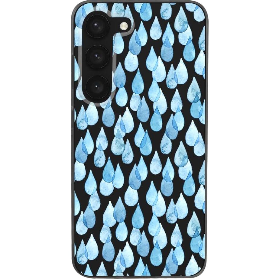 Funda Blingy's para Samsung Galaxy S23 6.1" TPU Transparente Gotas de Lluvia
