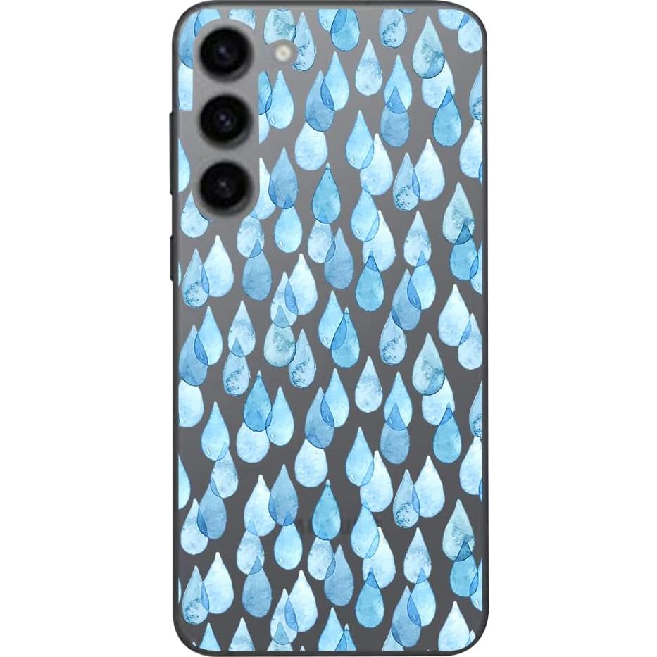 Funda Blingy's para Samsung Galaxy S23 6.1" TPU Transparente Gotas de Lluvia