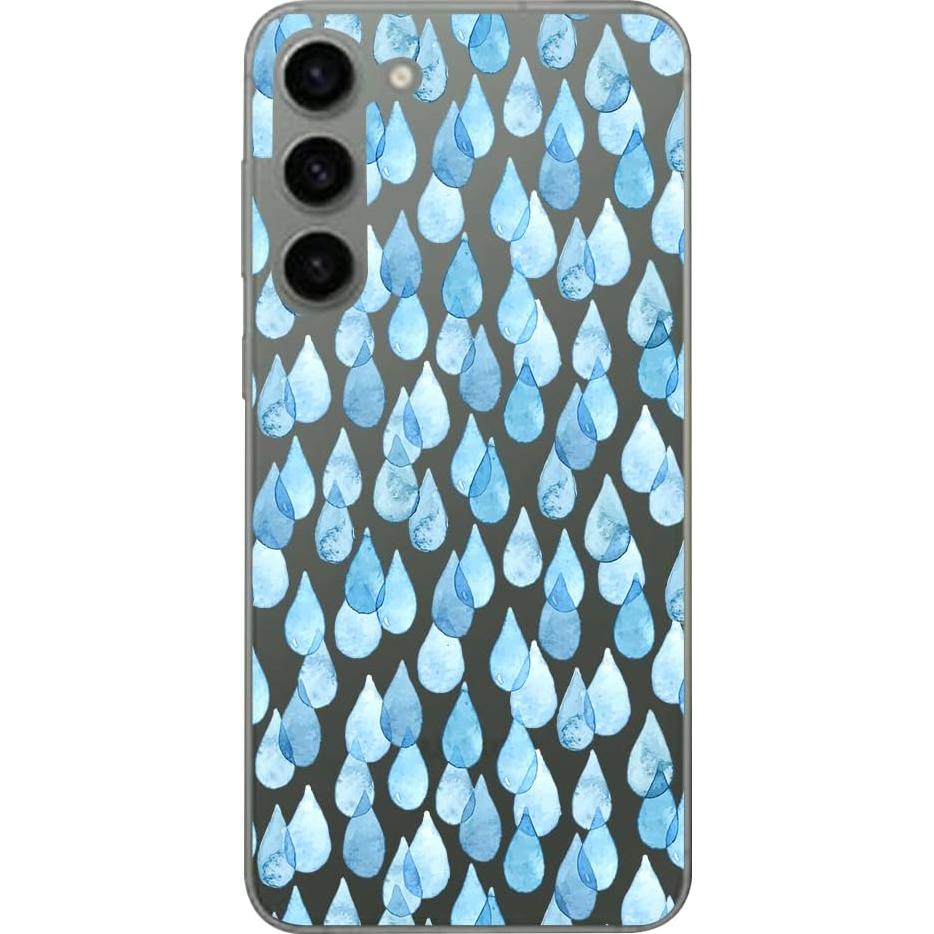 Funda Blingy's para Samsung Galaxy S23 6.1" TPU Transparente Gotas de Lluvia