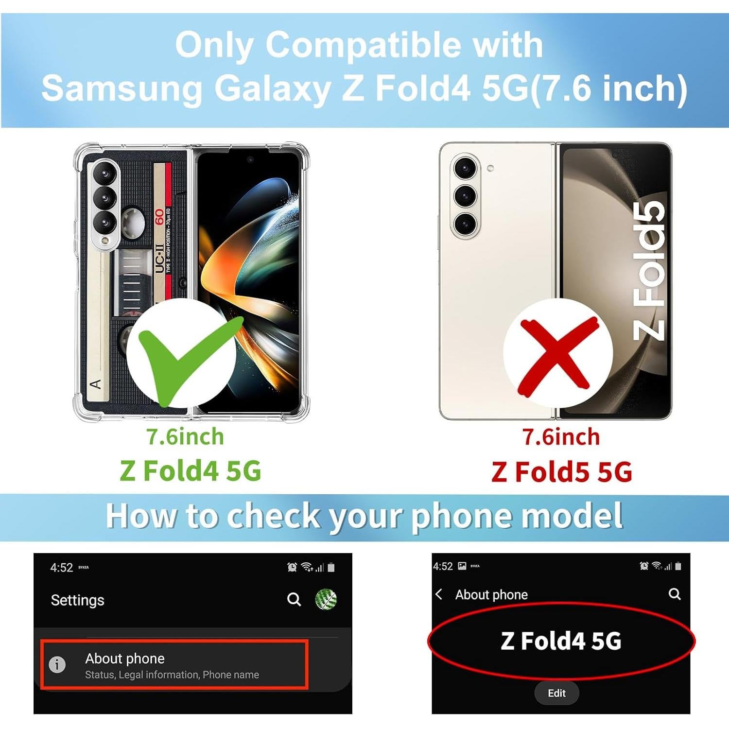 Funda Buleens TPU Flexible para Samsung Galaxy Z Fold 4 - Protección Linda