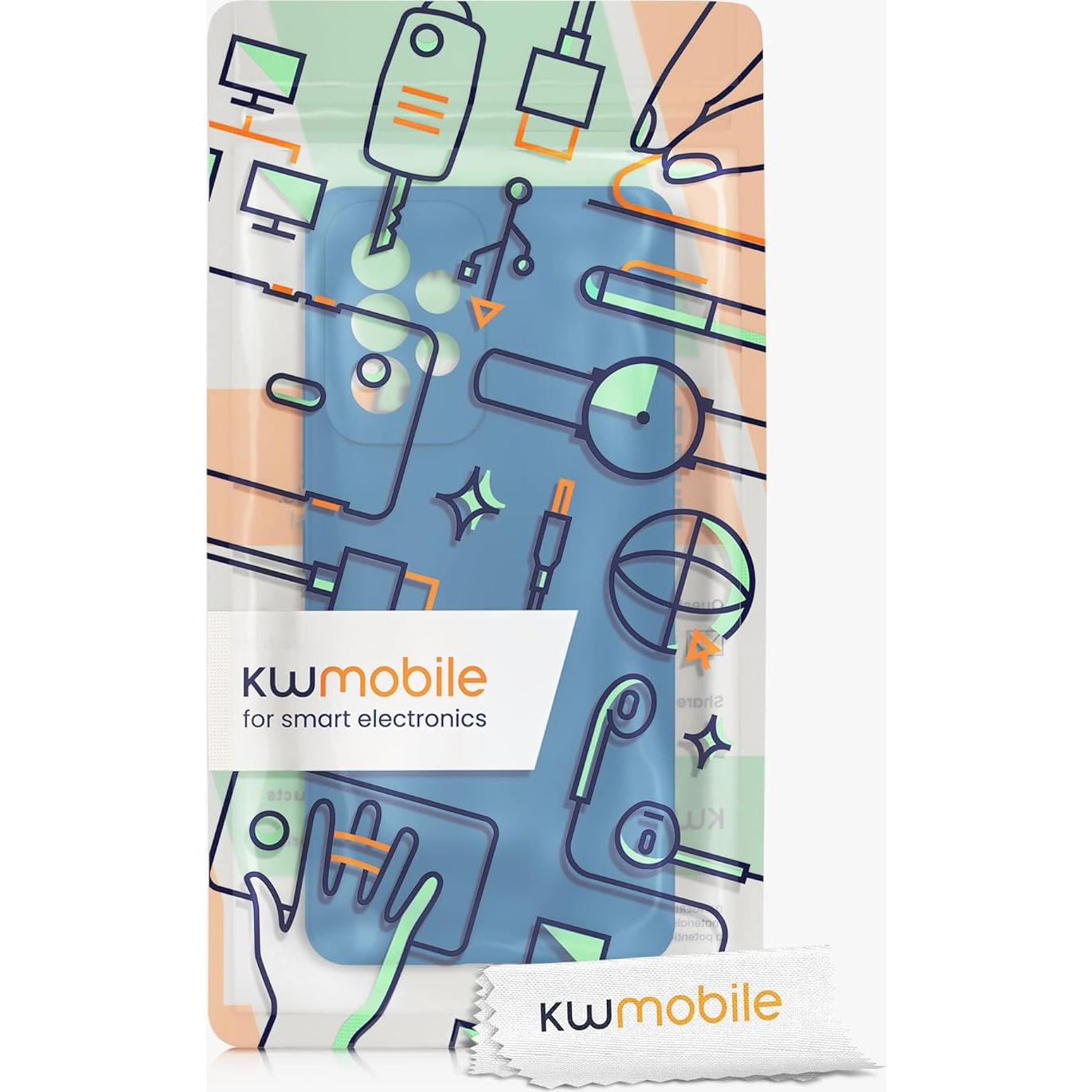 Funda de Silicona TPU kwmobile para Samsung Galaxy A53 5G - Azul Arrecife