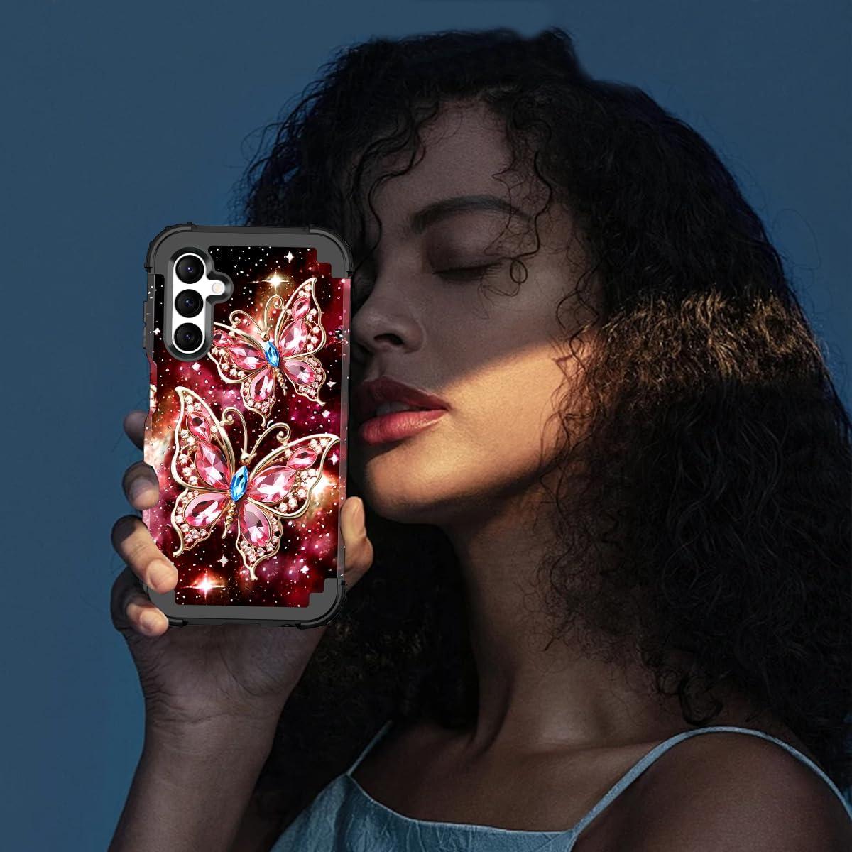 Funda Hekodonk para Samsung Galaxy A16 5G Antichoque Rojo Vino