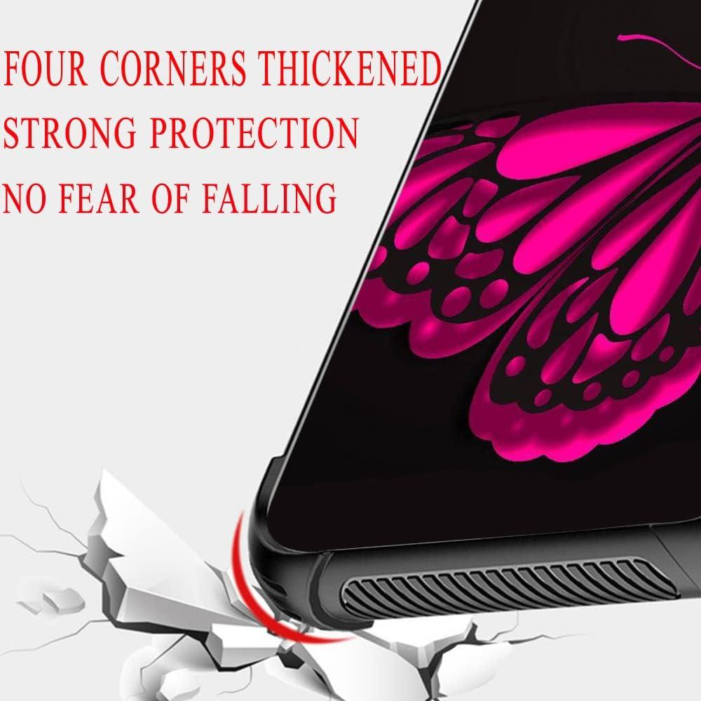 Funda Protectora TPU Samsung Galaxy S22 Ultra Mariposa Rosa