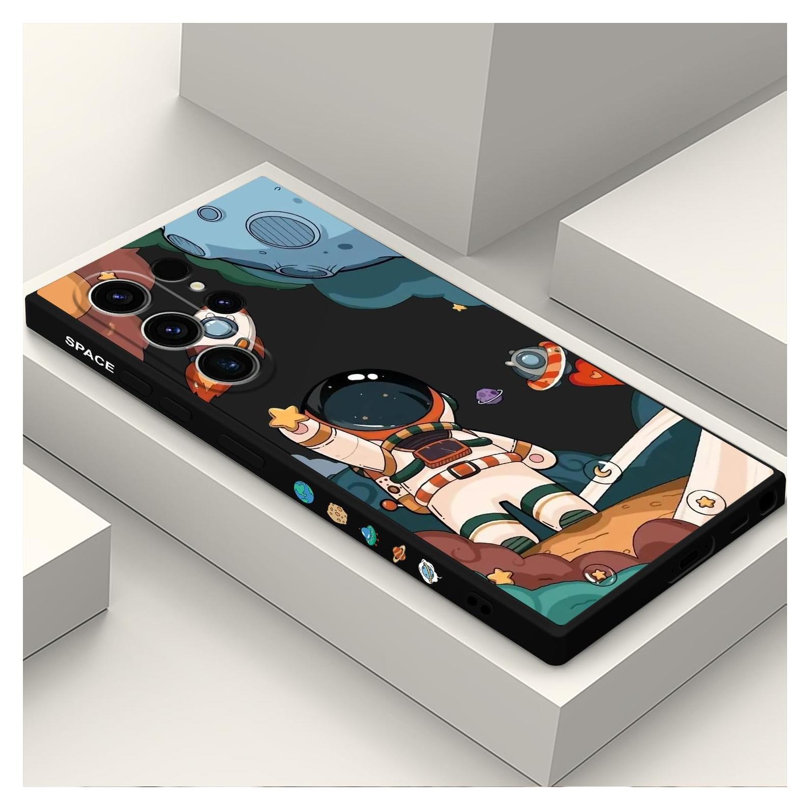 Funda protectora suave LEECG para Samsung Galaxy S23 Ultra - Negro