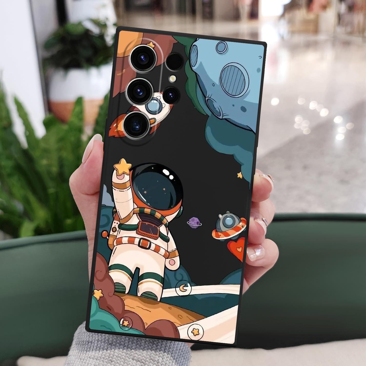 Funda protectora suave LEECG para Samsung Galaxy S23 Ultra - Negro