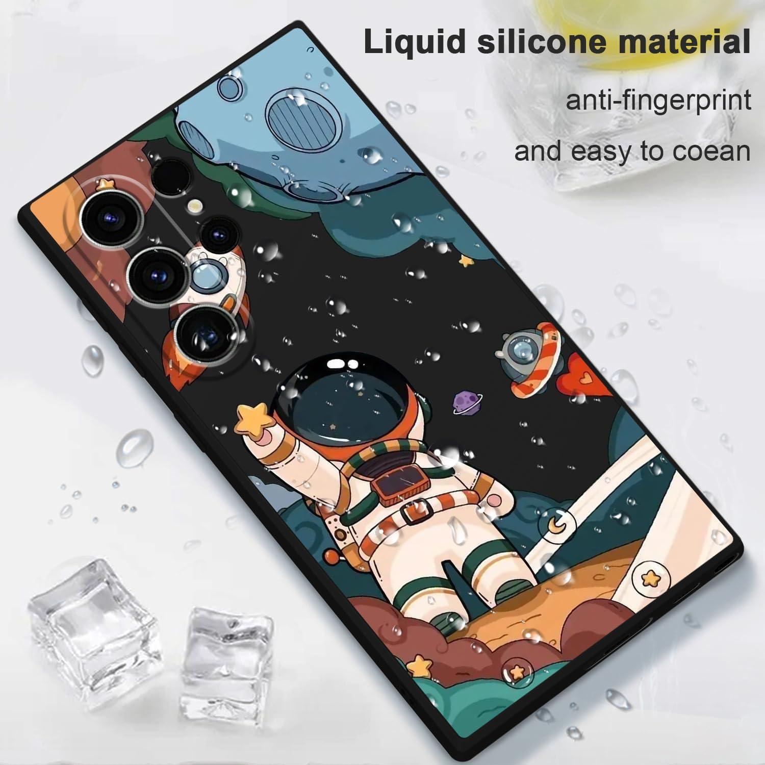 Funda protectora suave LEECG para Samsung Galaxy S23 Ultra - Negro